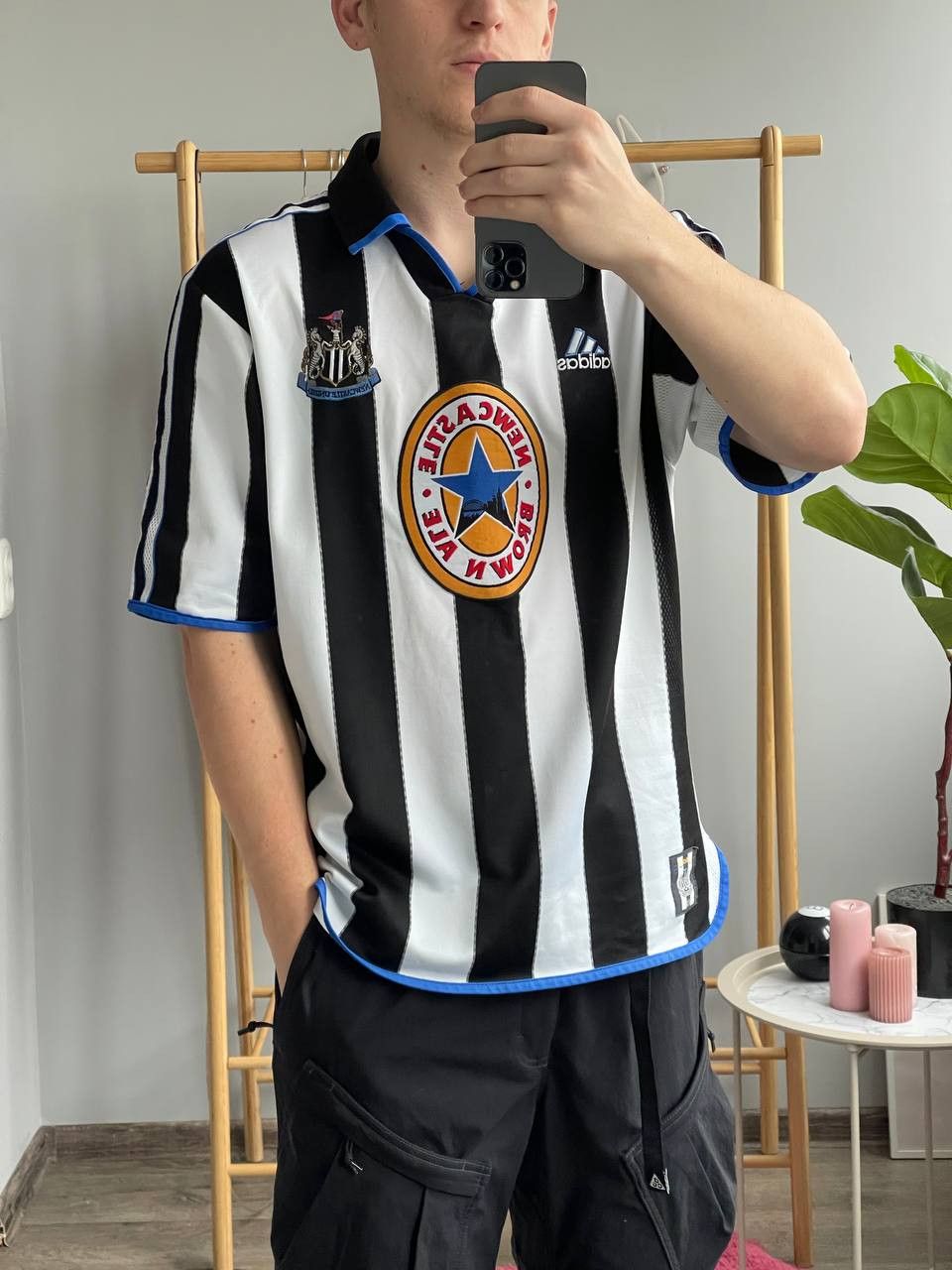 Newcastle 1995 Nufc Retro Tops Newcastle United 1999-00 Match