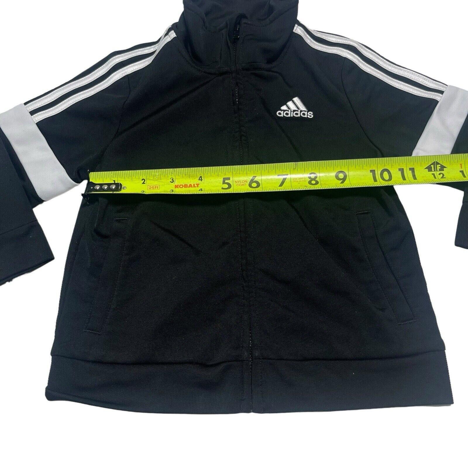 Adidas Adidas Black Track Jacket Full Zip Unisex Toddler 18M Size US XXS / EU 40 - 7 Thumbnail
