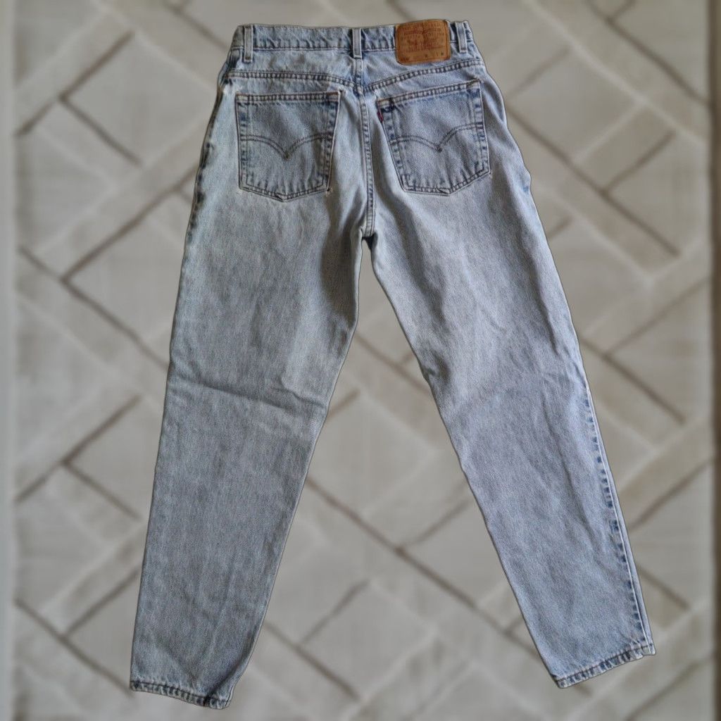 VINTAGE Levi's 550 Mom Jeans Womens Size 11 29 Blue Denim High