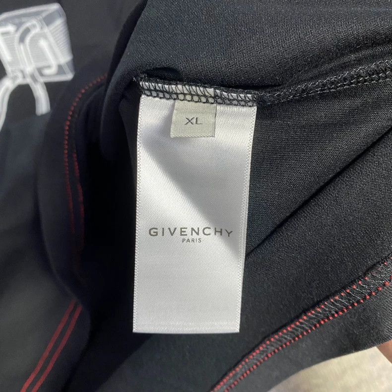 Givenchy Givenchy Black Mechanical Logo Print Short Sleeve Size US XL / EU 56 / 4 - 3 Thumbnail