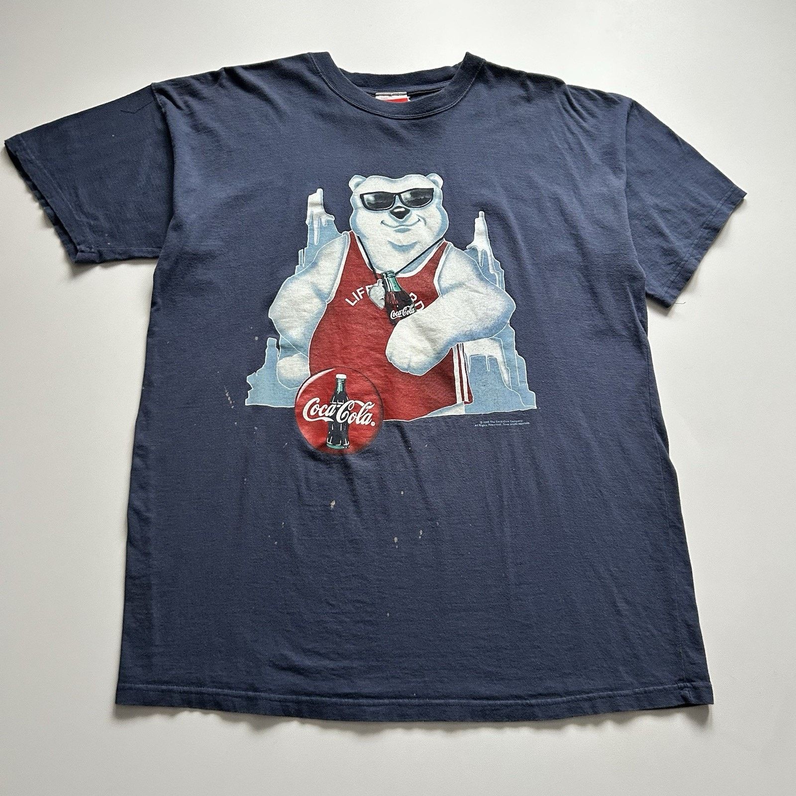 Coca Cola × Vintage Vintage 90s Coca Cola Coke Sun Moon Tee Shirt