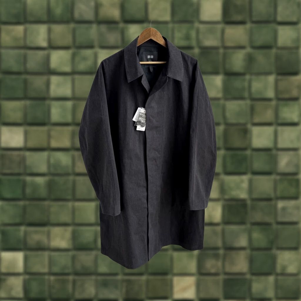 Uniqlo VINTAGE Uniqlo Blocktech Rain Coat Trench Gray Jacket Mens Size L New Tags Size US L / EU 52-54 / 3 - 1 Thumbnail