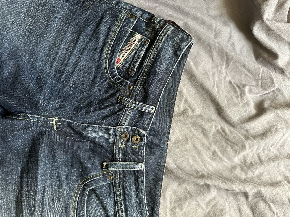 Diesel FLARED💥 JUNYA WATANABE BALENCIAGA STYLE DOUBLE BUTTON JEANS Size US 29 - 5 Thumbnail