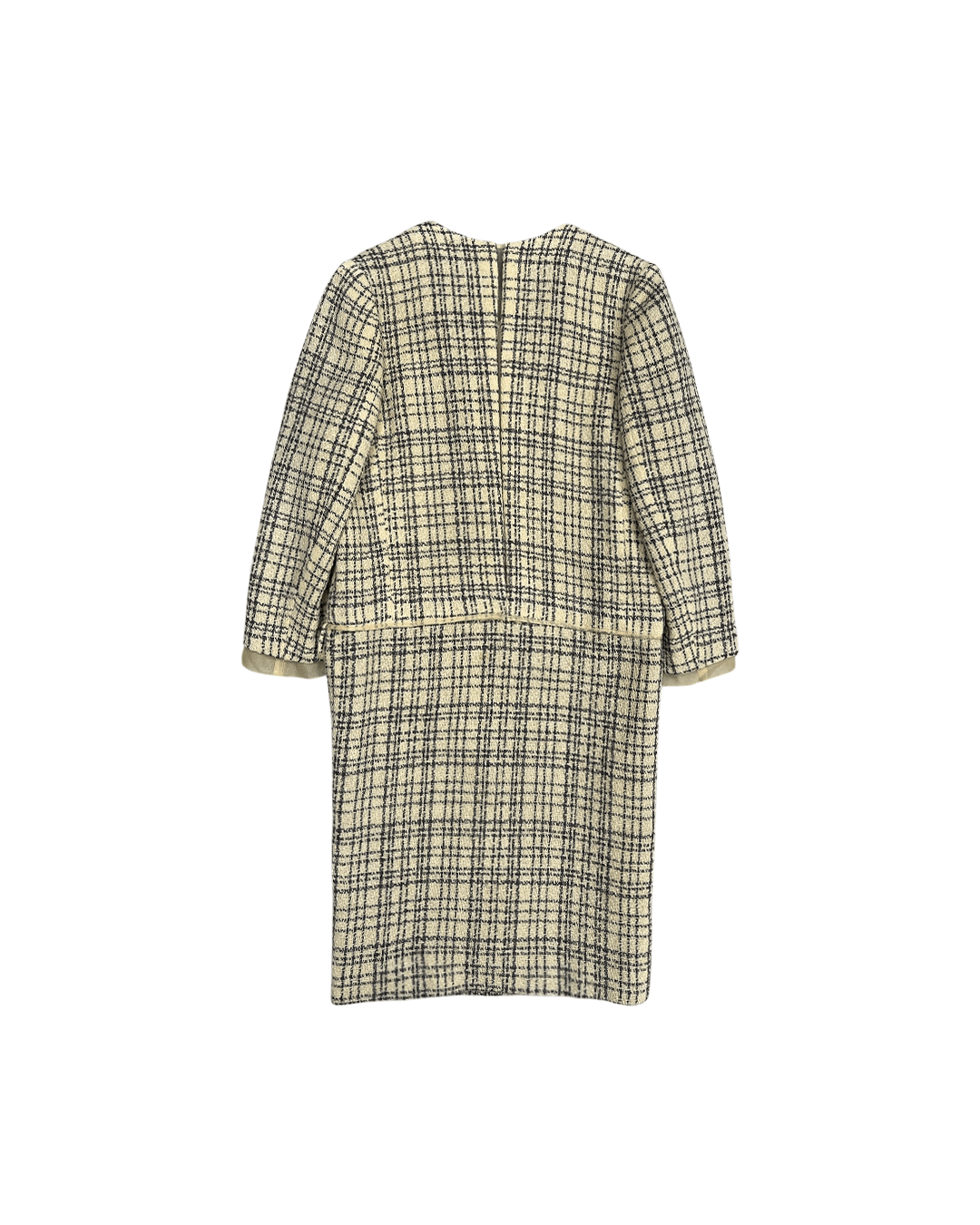 Comme des Garcons Comme des Garçons AD1997 Layered Tweed Zip Dress Size M / US 6-8 / IT 42-44 - 5 Thumbnail