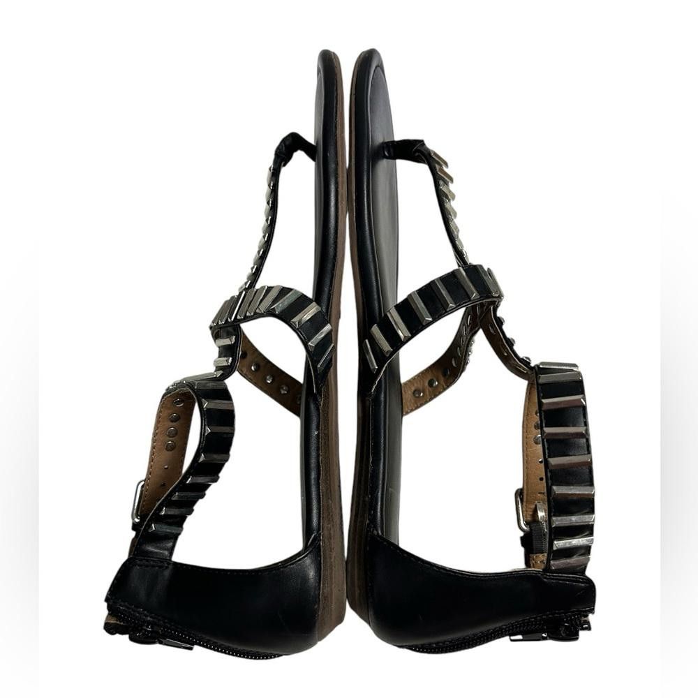 Designer DV Dolce Vita l Linzi Flat Sandal Black Silver 9 Size US 9 / IT 39 - 5 Thumbnail