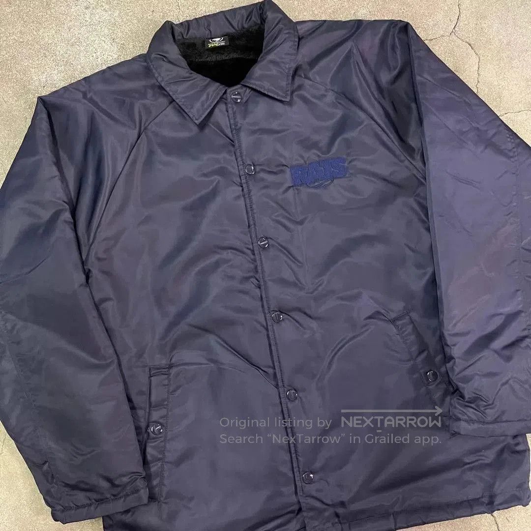 RATS JAPAN navy blue coach jacket with logo. Size US XL / EU 56 / 4 - 3 Thumbnail