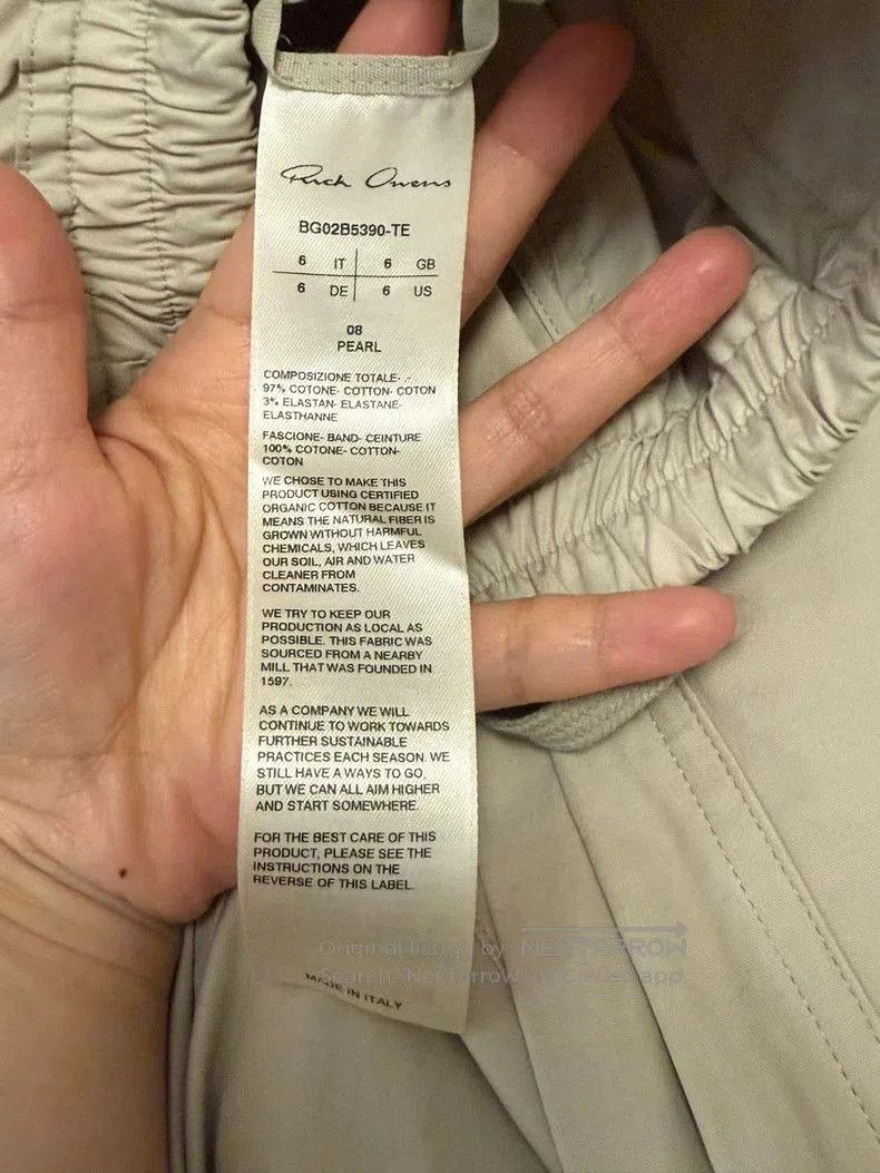 Rick Owens RickOwens Kids Cropped Cargo Pants. Size US 26 / EU 42 - 3 Thumbnail