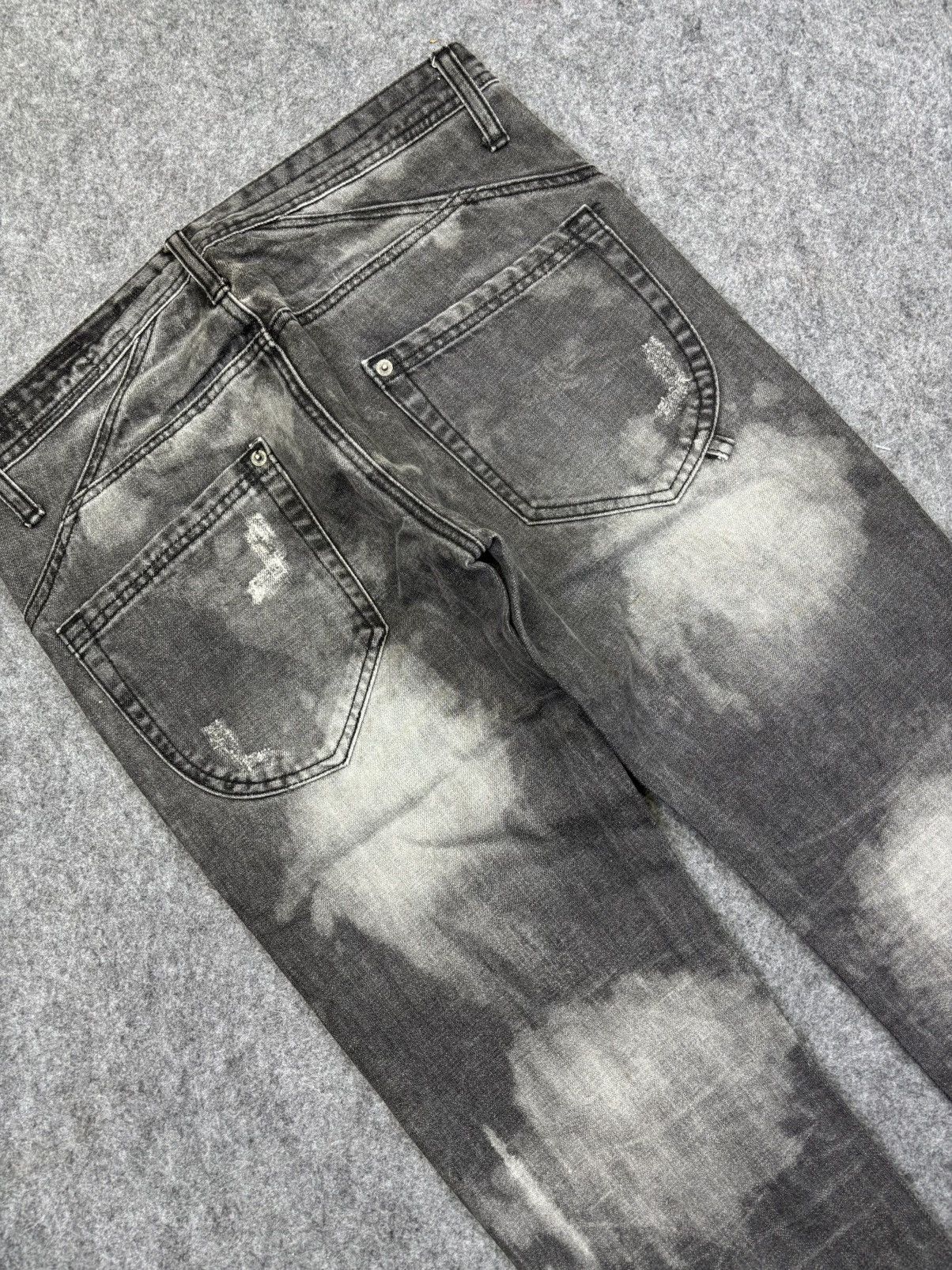 Japanese Brand Roenxsemanticdesign Japan Skull Sick Dope Fades Denim F724 Size US 31 - 18 Thumbnail