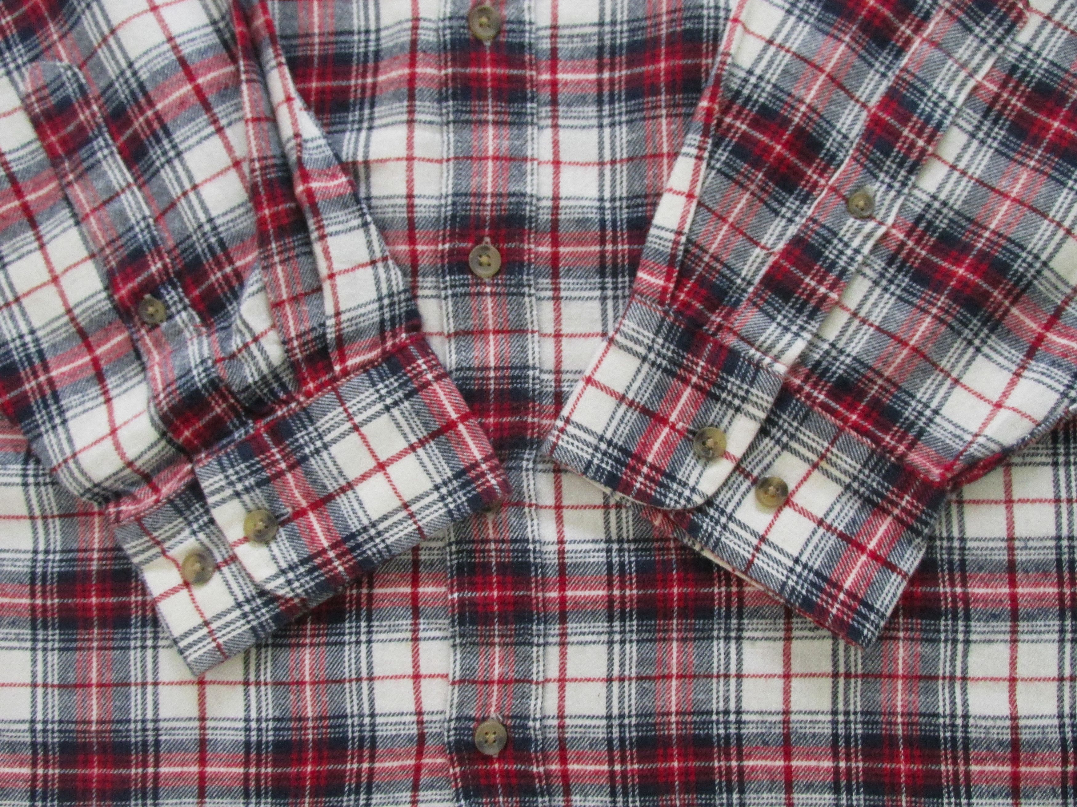 Other Harbor Bay Men's Cotton Flannel Shirt Size 3XL Size US XXL / EU 58 / 5 - 4 Thumbnail
