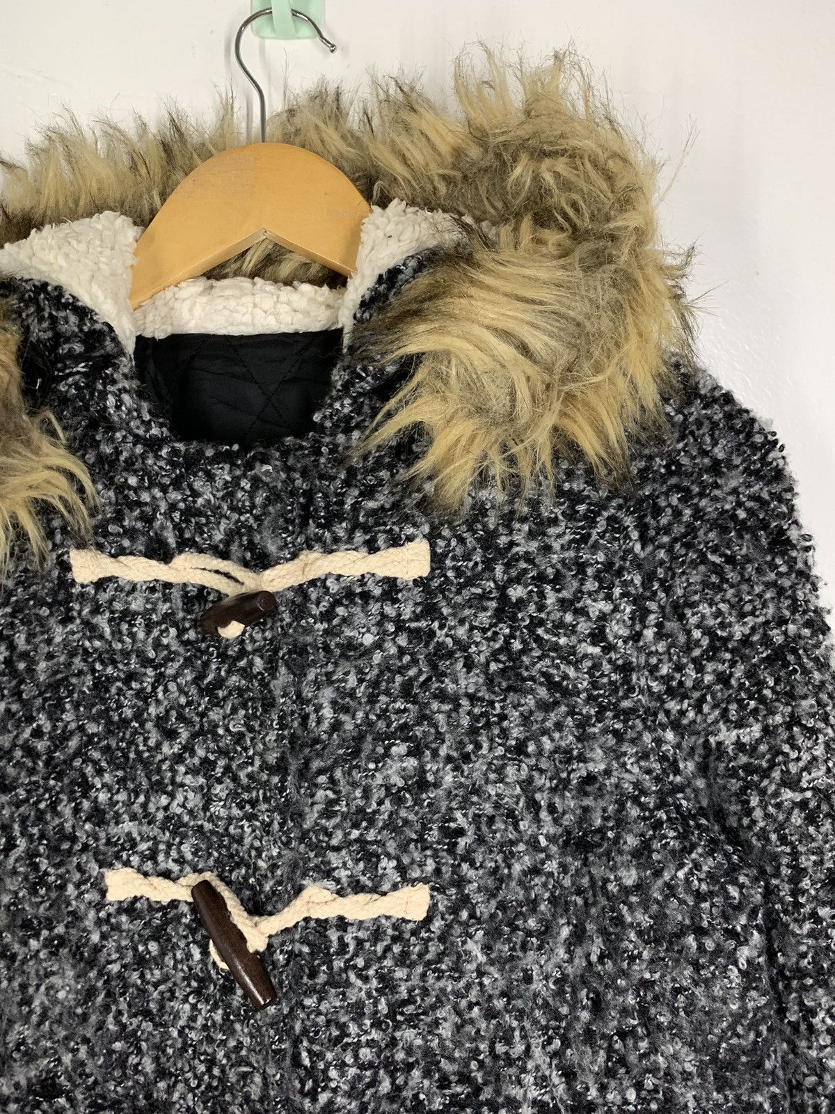 Designer × Japanese Brand × Vintage Vintage Japanese Brand Wool Fur Jacket Size US L / EU 52-54 / 3 - 3 Thumbnail
