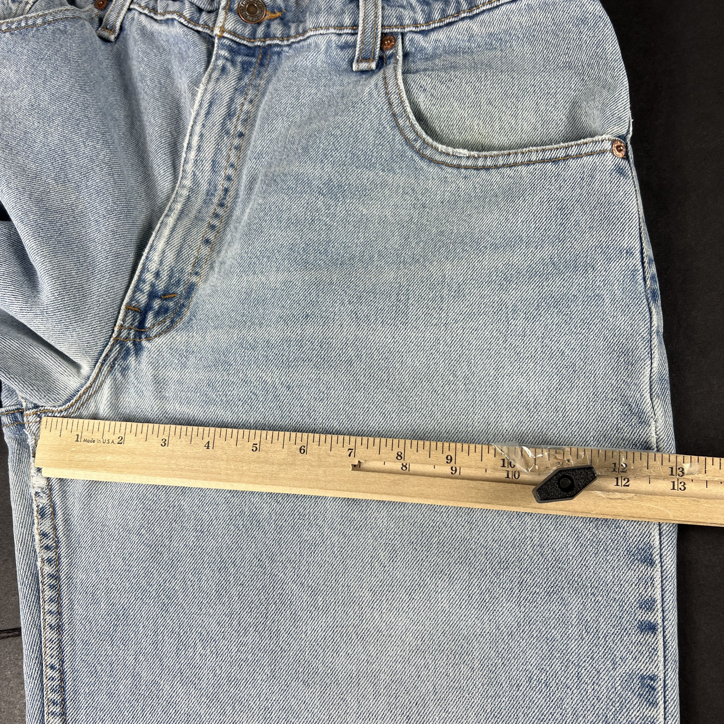 Levi's × Vintage VTG 90s Levi's Jeans 560 Loose Tapered Blue Denim Size US 35 - 23 Thumbnail