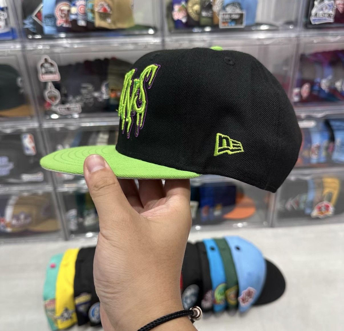 New Era New Era Brains Flat Brim Baseball Cap J32 Size ONE SIZE - 2 Thumbnail