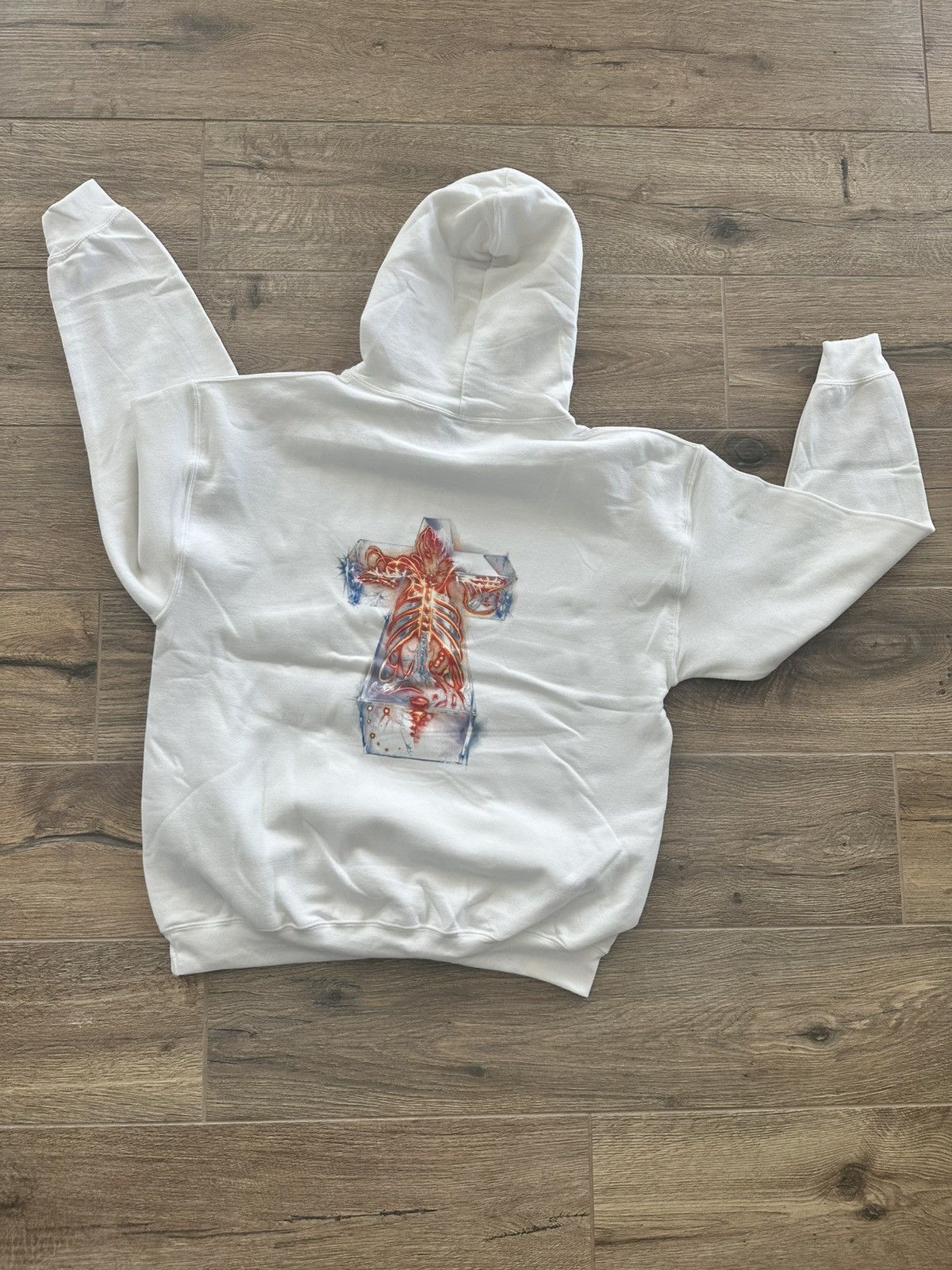 Japanese Brand Justice Hyperdrama Hoodie - White Size US L / EU 52-54 / 3 - 2 Thumbnail