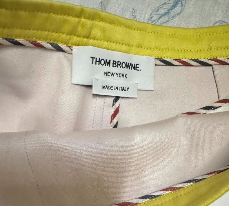 Thom Browne Thom Browne Baby Blue Lake blue front fork A half skirt Size 27" / US 4 / IT 40 - 5 Thumbnail