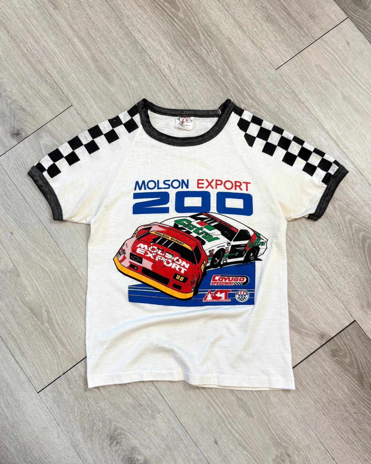 Vintage Rare Vintage 1988 Molson Export 200 Ringer T-Shirt - Small Size US S / EU 44-46 / 1 - 1 Thumbnail