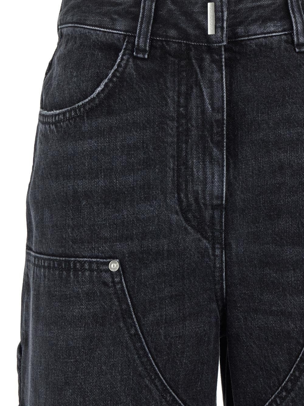 Givenchy o1y0925 Denim Pant in Black Size 26" / US 2 / IT 38 - 3 Thumbnail