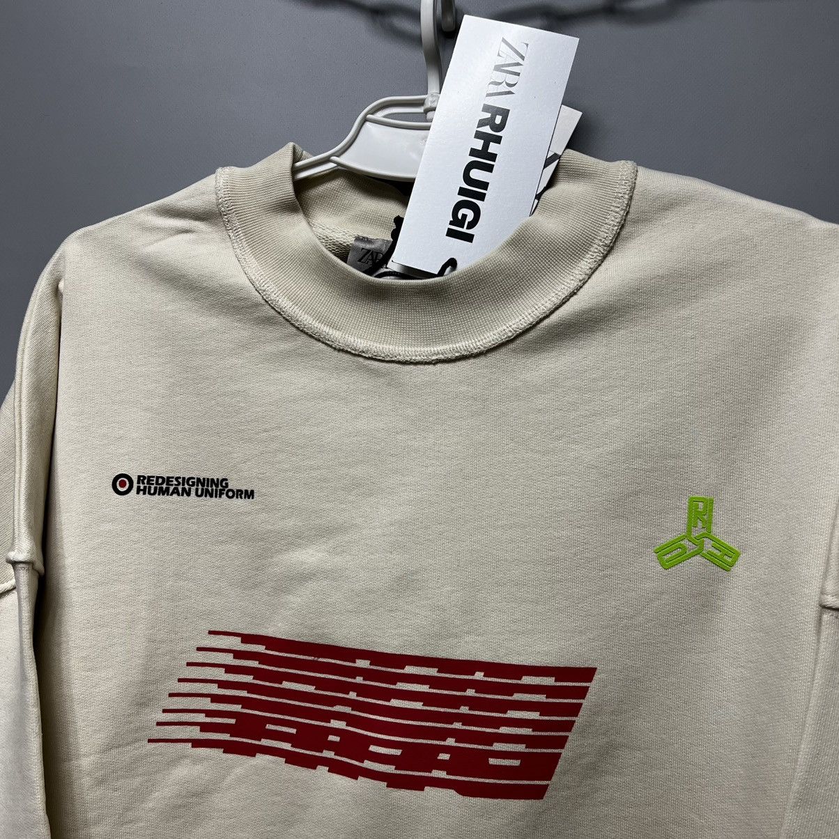 Rhude × Zara RHUDE x Zara Sweatshirt SIZE L beige big logo Size US L / EU 52-54 / 3 - 15 Thumbnail