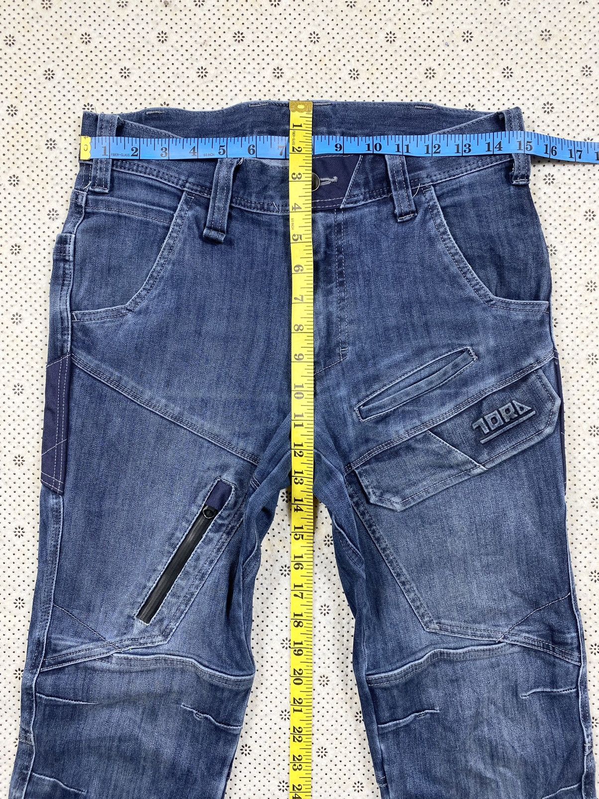 Japanese Brand Stylish Biker Pant By Tora Jeans Size US 30 / EU 46 - 3 Thumbnail