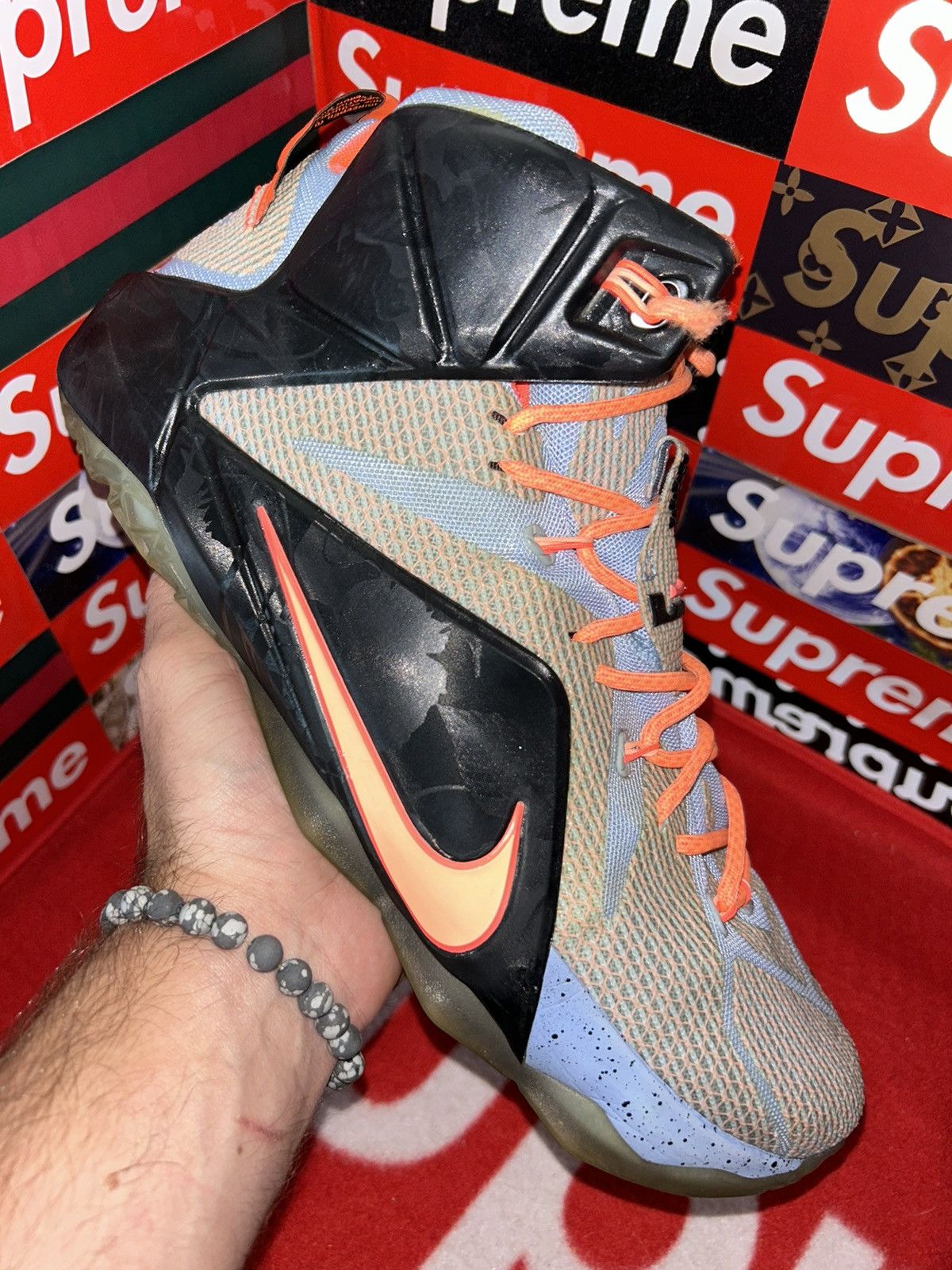 Nike Nike LeBron 12 'Easter' - 684593-488 size 12 Size US 12 / EU 45 - 8 Thumbnail