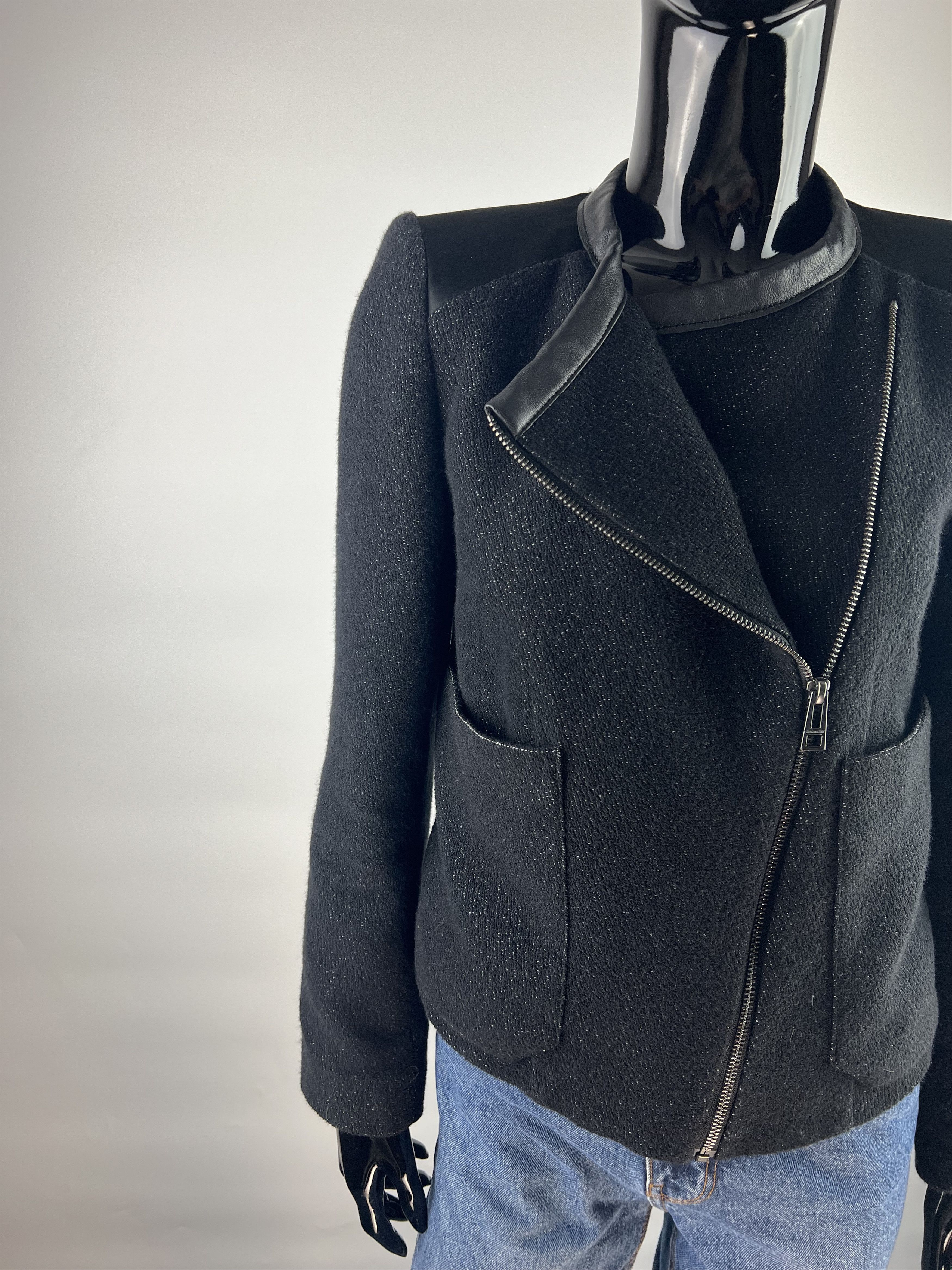 Zadig & Voltaire Zadig & Voltaire Deluxe Jacket Women's Size 38 Leather Trim Size XS / US 0-2 / IT 36-38 - 4 Thumbnail