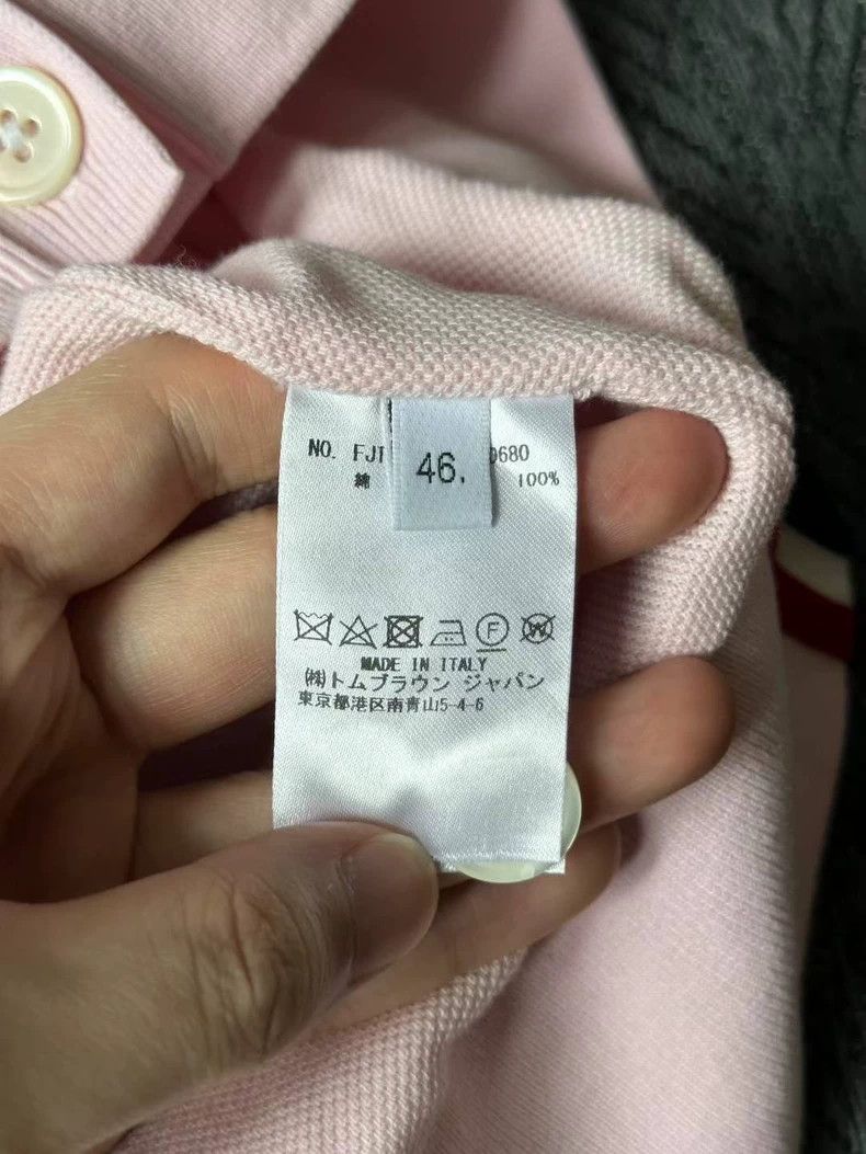 Thom Browne Thom Browne Pink striped cardigan Size US S / EU 44-46 / 1 - 5 Thumbnail