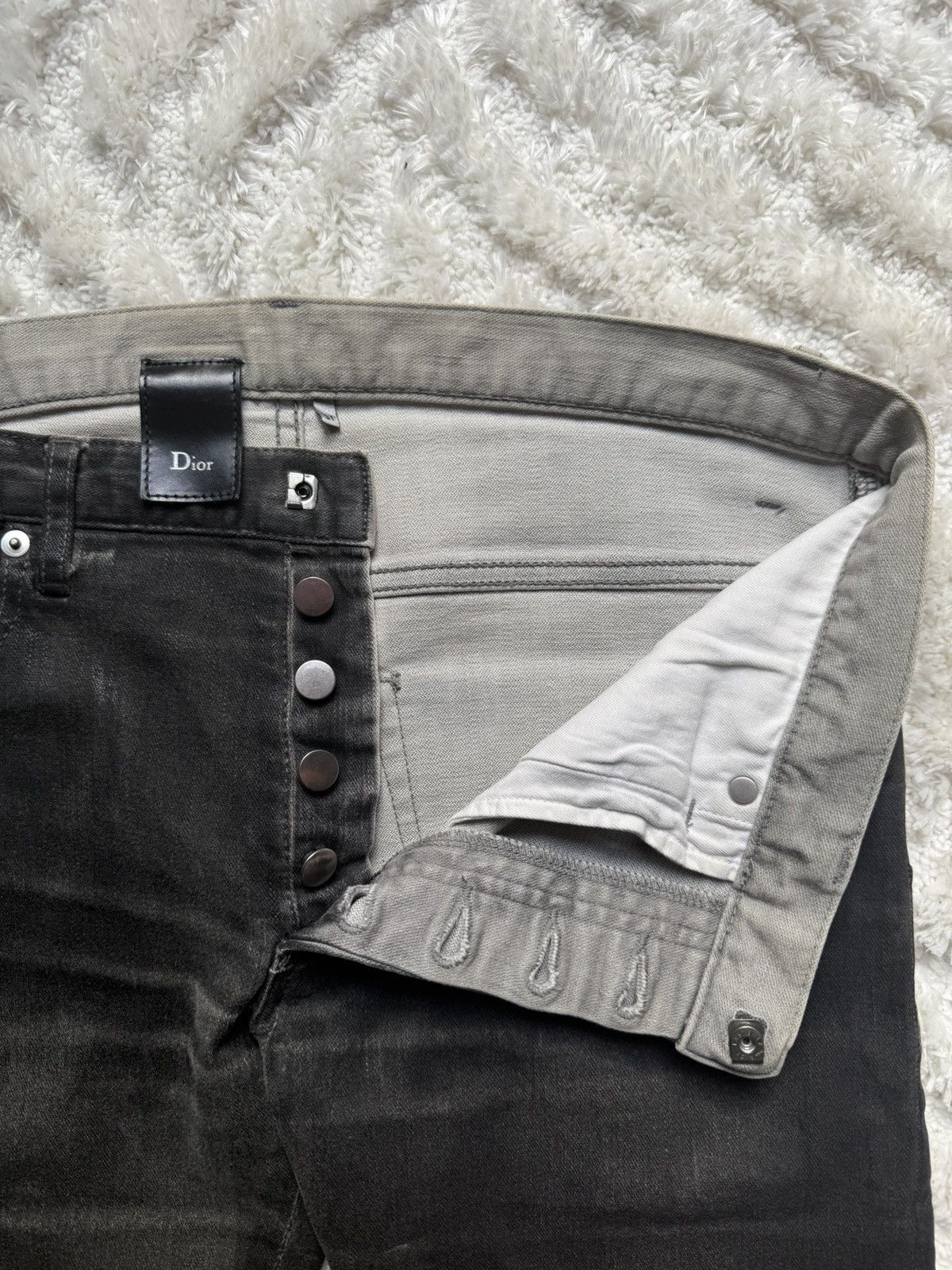 Dior Dior homme aw09 gradient denim by kris van assche Size US 31 - 5 Thumbnail