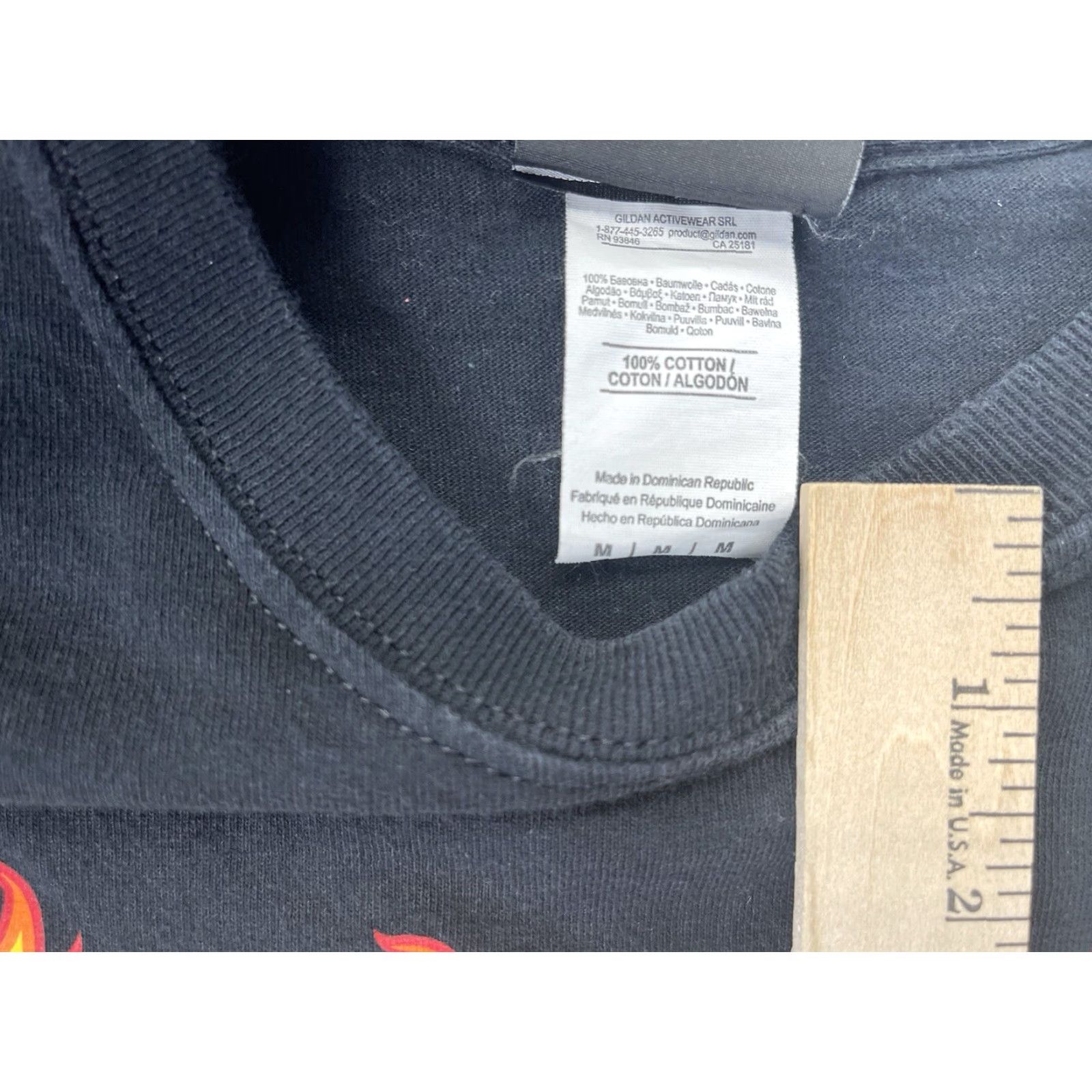 Thrasher VINTAGE Thrasher T Shirt Men’s M Black Skate Distressed Logo Retro 90s Mens Size US M / EU 48-50 / 2 - 5 Thumbnail