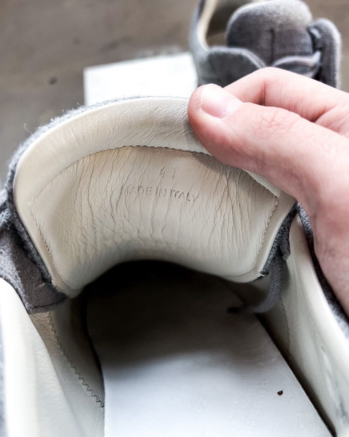 Maison Margiela A/W16 LOW TOP WOOL FUTURES Size US 8 / EU 41 - 5 Thumbnail