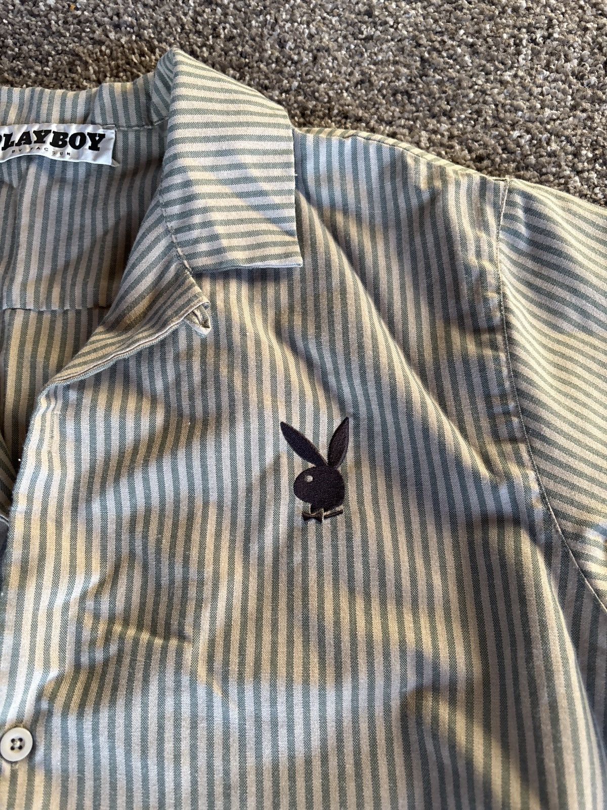Playboy Playboy striped button up Size US L / EU 52-54 / 3 - 3 Thumbnail