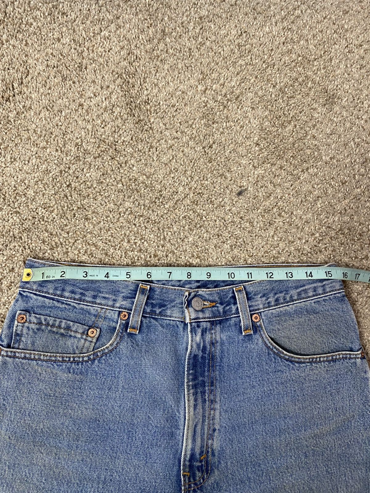 Levi's × Vintage Vintage Levis 505 Jeans 32 x 31 1990s Made in USA Denim Size US 32 / EU 48 - 6 Thumbnail