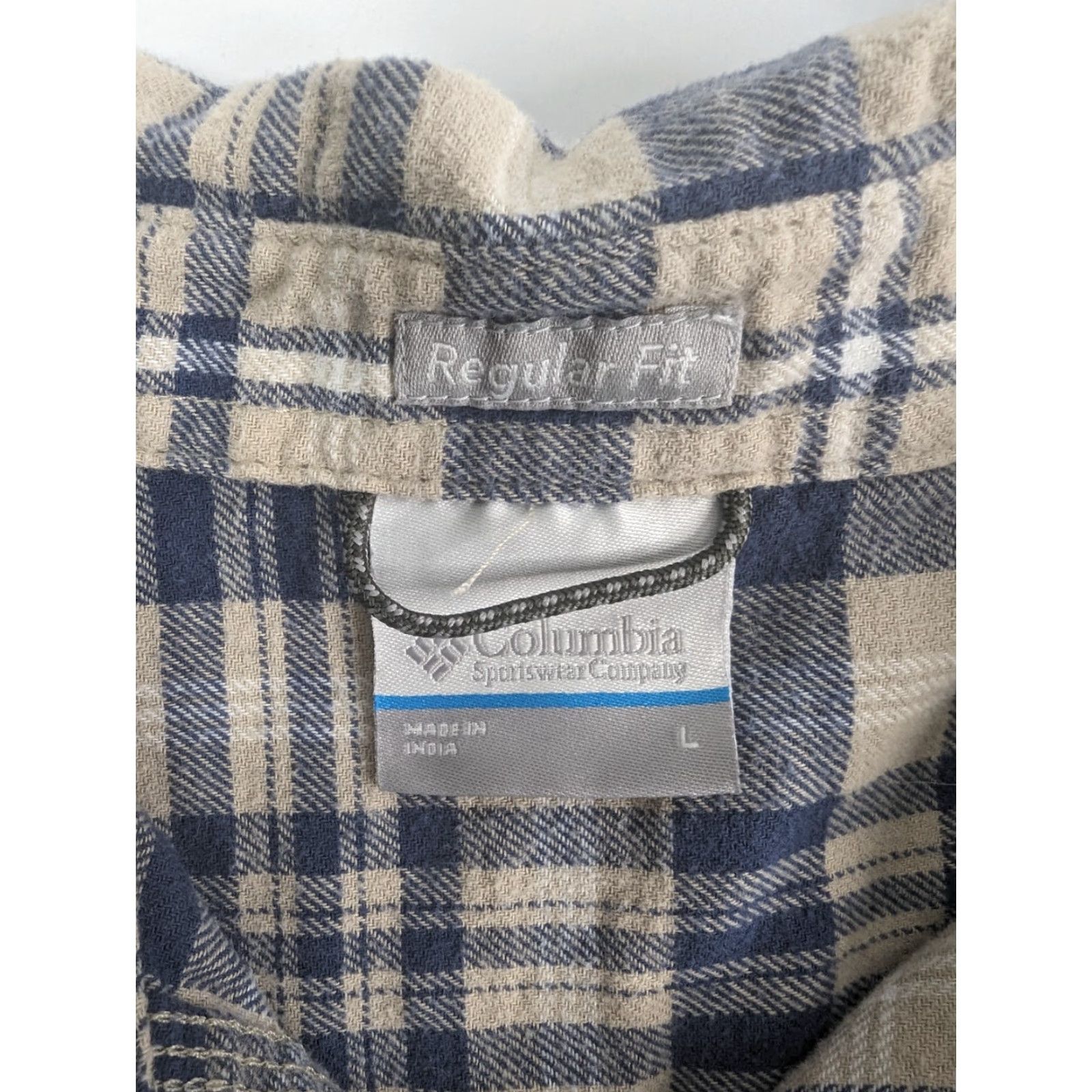 Vintage Columbia Shirt Men L Blue Plaid Flannel Button-Up Long Sleeve Casual Outdoor Vintage: No Size US L / EU 52-54 / 3 - 7 Thumbnail