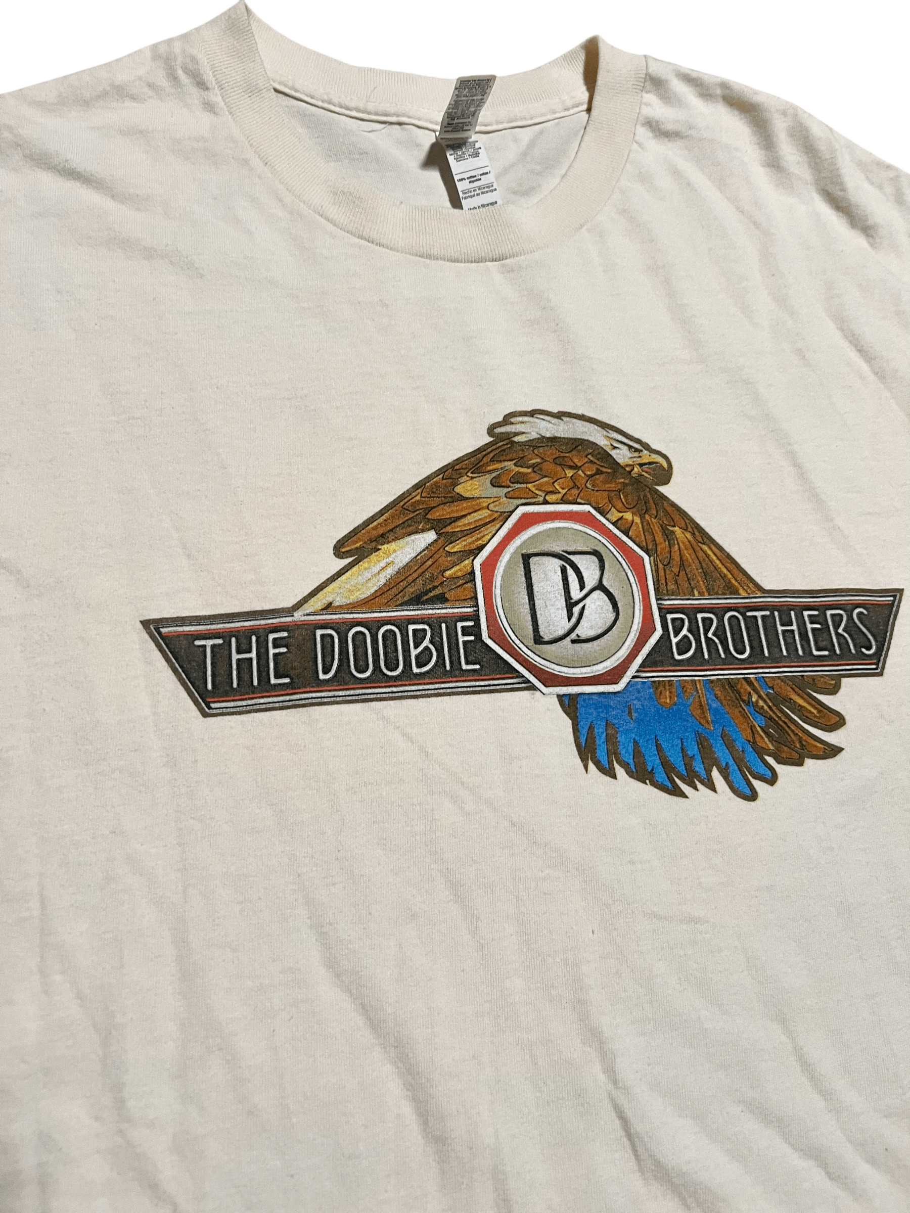 American Apparel The Doobie Brothers 2025 Cream Band Concert Graphic T-Shirt Size US L / EU 52-54 / 3 - 3 Thumbnail