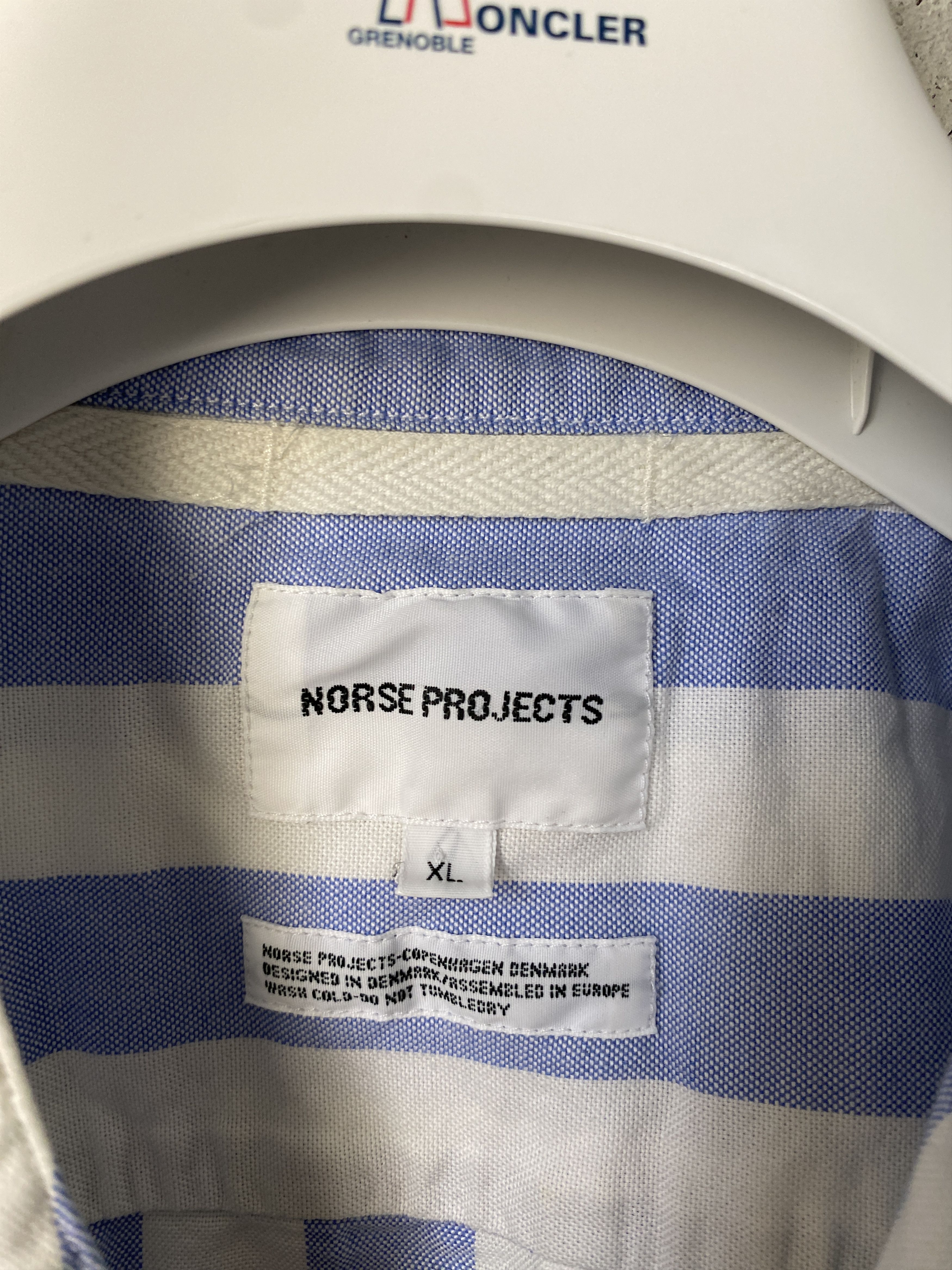 Norse Projects Norse Projects Hans Collarless Oxford Size US XL / EU 56 / 4 - 3 Thumbnail