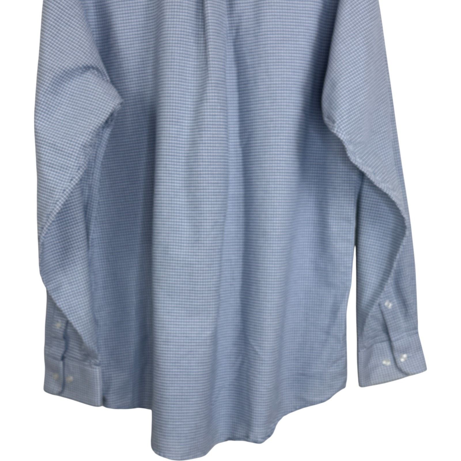Other Claybrooke Wrinkle Free Button Up Shirt 16 34/35 Blue Check Size US L / EU 52-54 / 3 - 17 Thumbnail