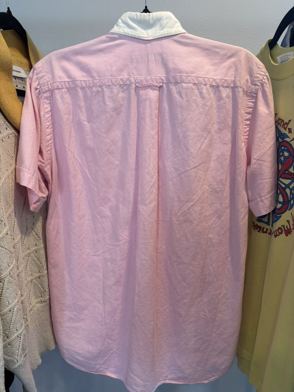 Junya Watanabe Junya Watanabe🦩 (Comme Des Garçon Homme) Pink Button Up Size US S / EU 44-46 / 1 - 5 Thumbnail