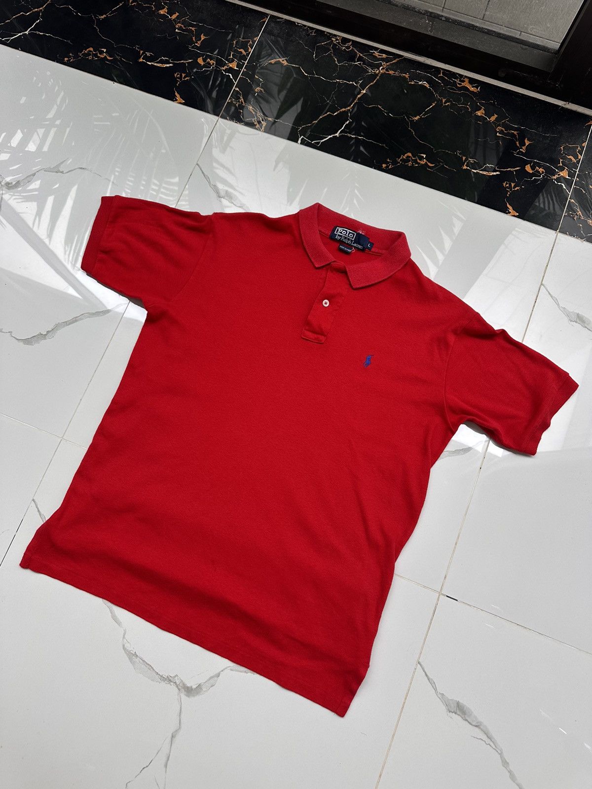 Polo Ralph Lauren × Vintage POLO RALPH LAUREN VINTAGE BASIC LOGO POLO TEE Size US L / EU 52-54 / 3 - 2 Thumbnail