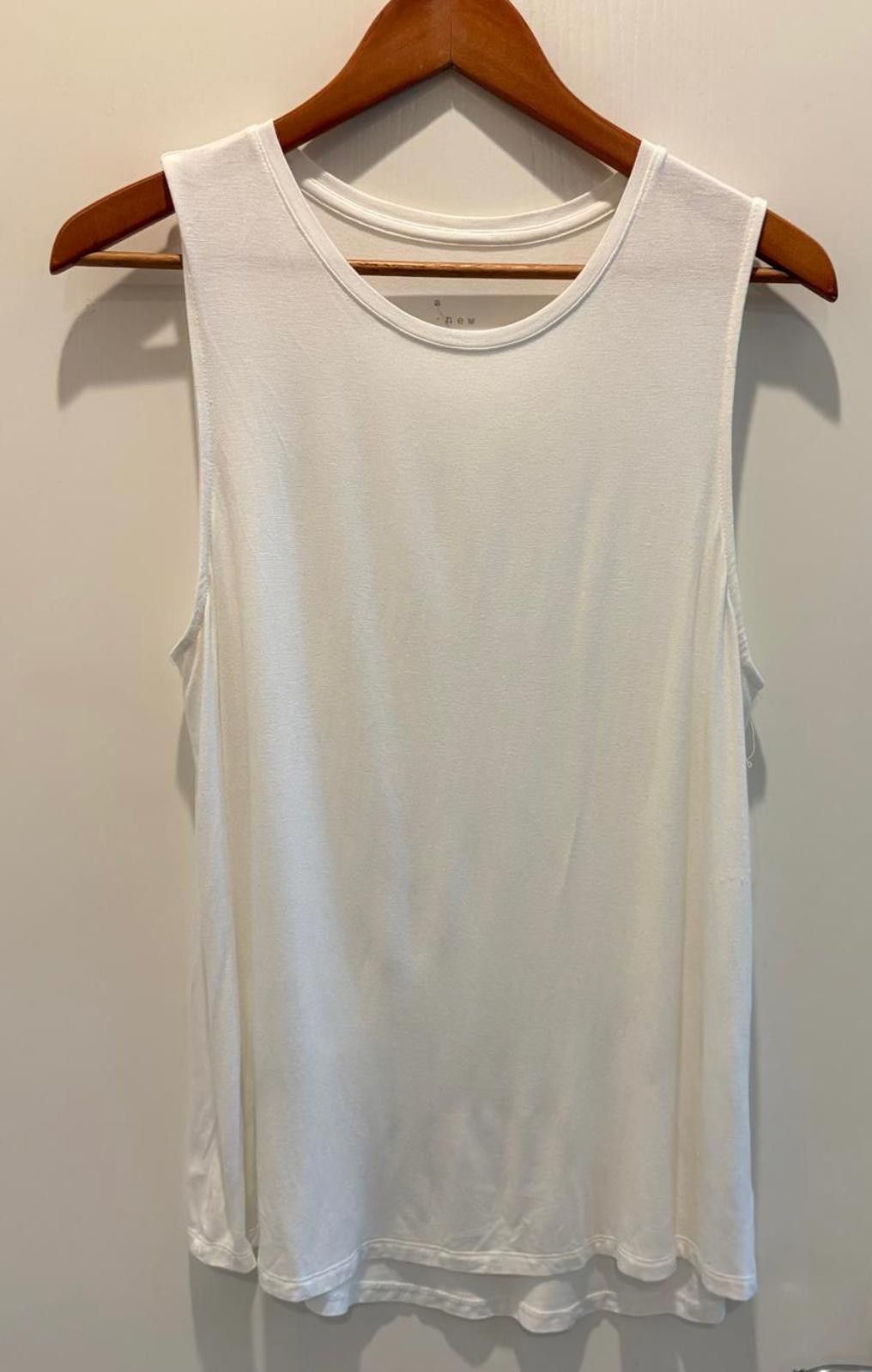 Other White Sleeveless Tank Top - Size Large Size L / US 10 / IT 46 - 1 Thumbnail