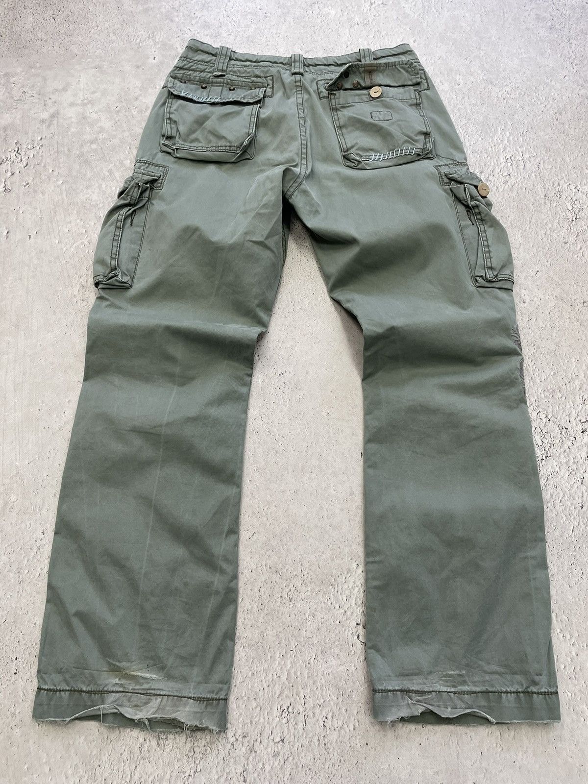 Japanese Brand Cargo baggy washed carhartt style pants wude leg y2k Size US 32 / EU 48 - 10 Thumbnail