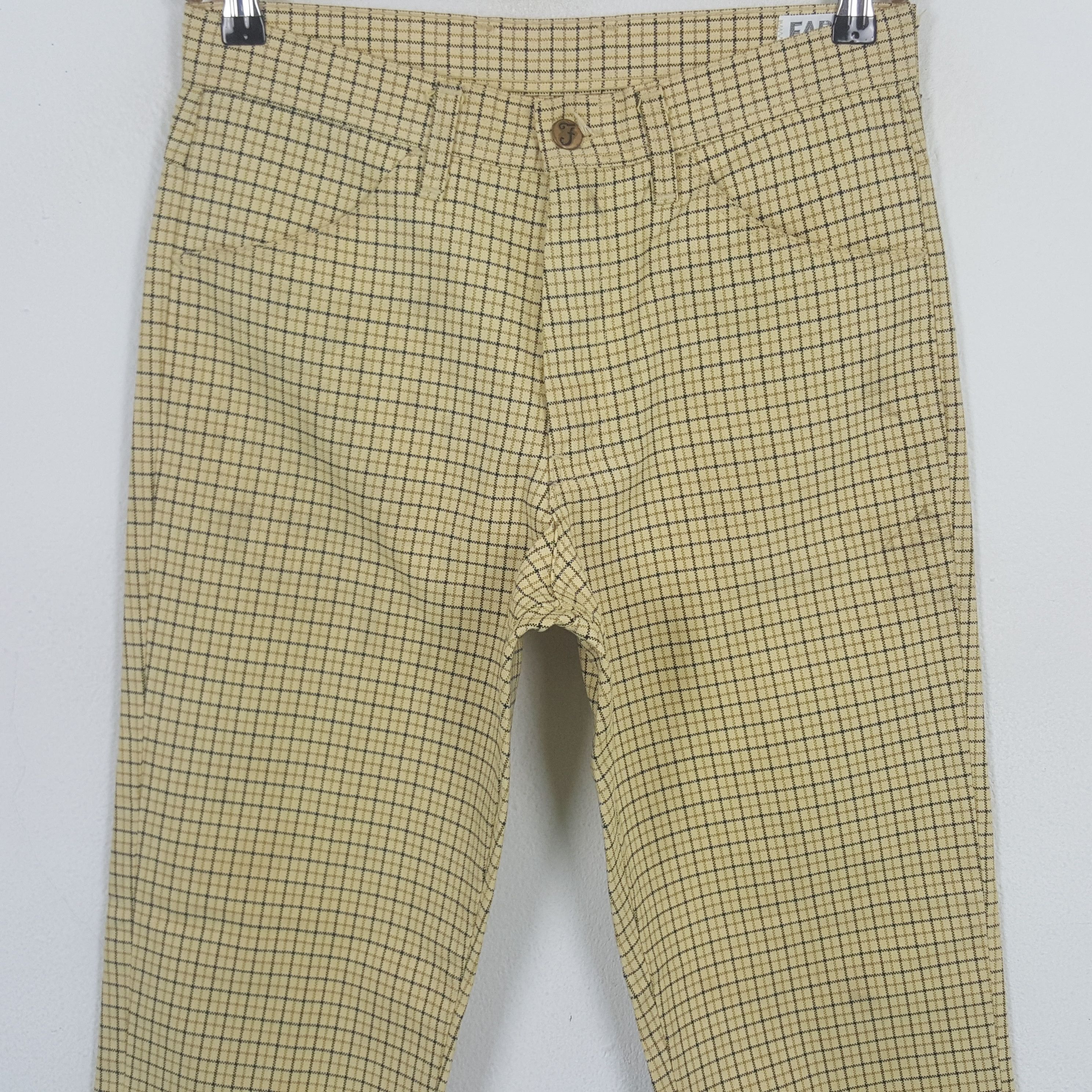 Farah Vintage Farah American Style Plaid Pants RR16 Size US 29 - 2 Thumbnail