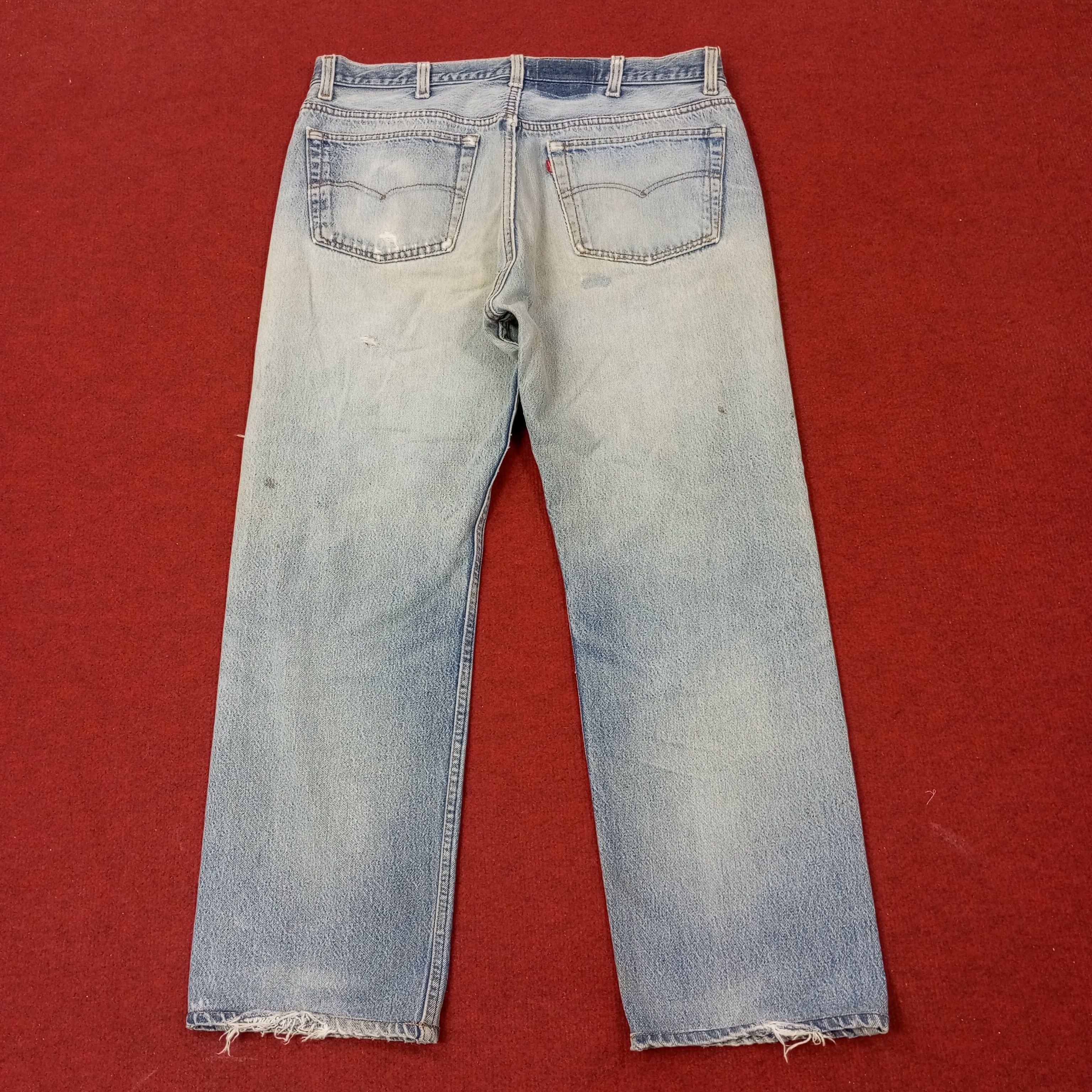 Levi's Levis Made In USA Distressed Jeans c252n11 Size US 36 / EU 52 - 4 Thumbnail