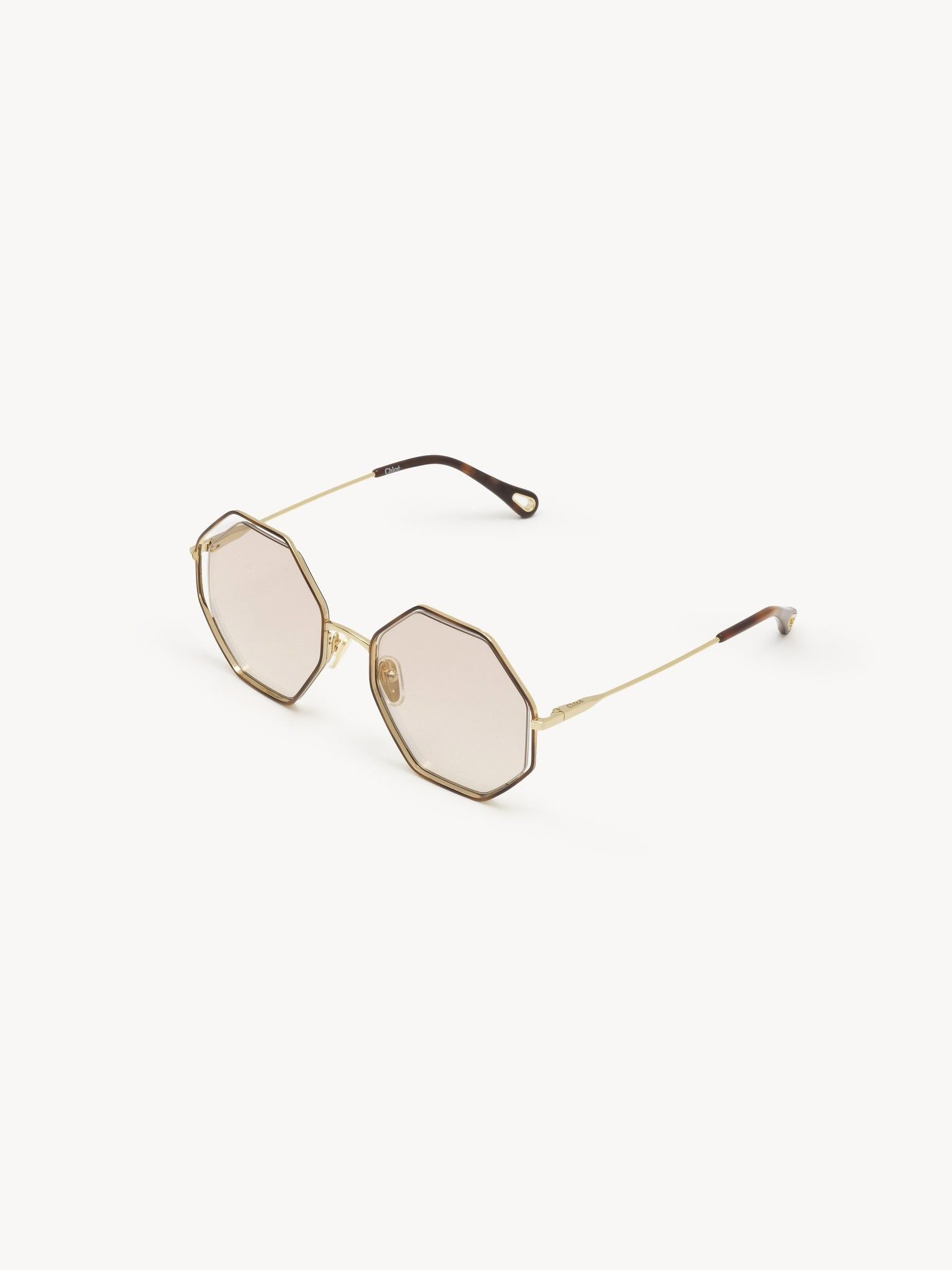 Chloe o1loc1c1024 Poppy Sunglasses in Gold Size ONE SIZE - 1 Thumbnail
