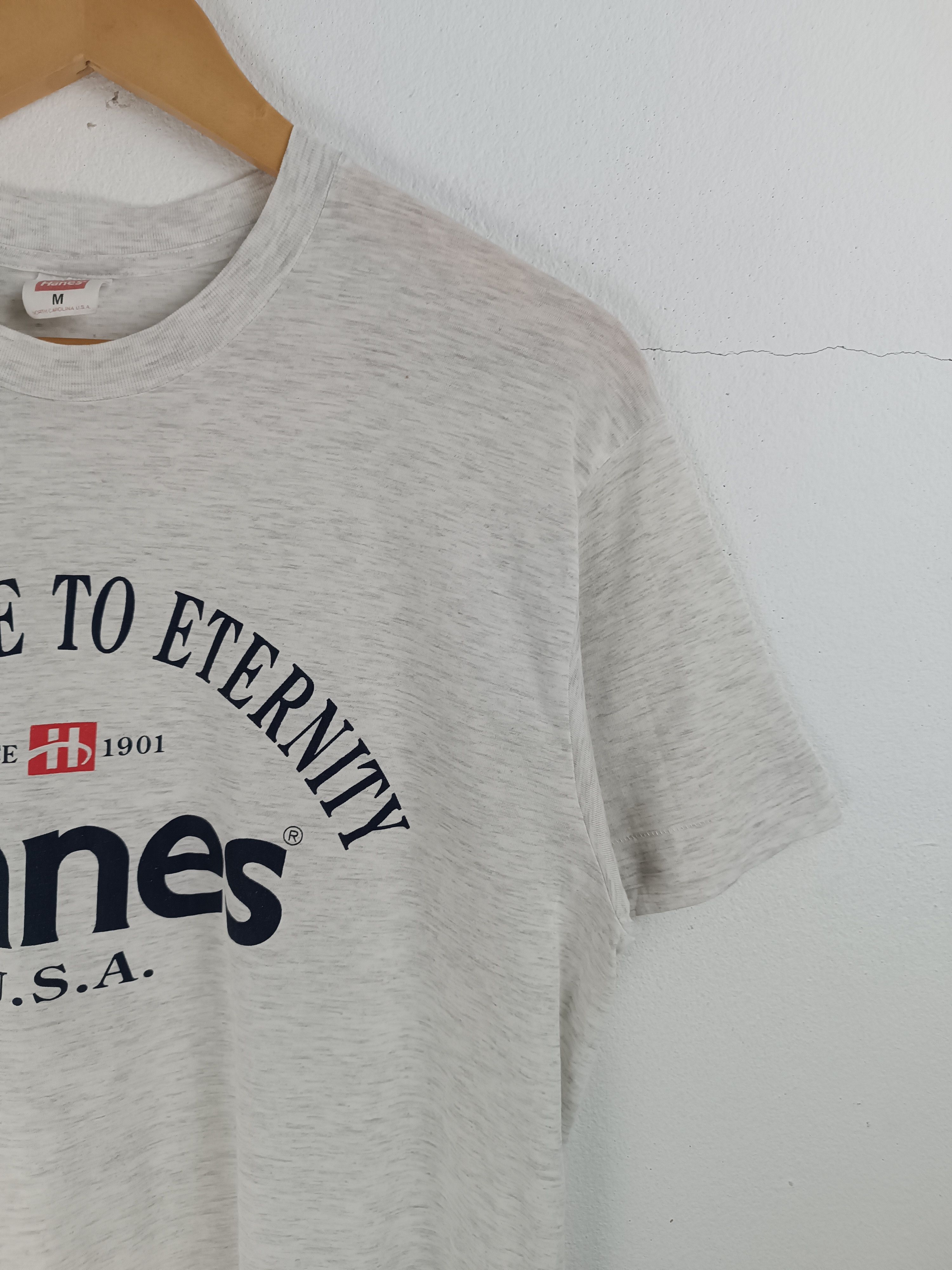 Hanes VINTAGE 90'S DISTRESSED HANES TEE BLANK FOTL ONEITA Size US M / EU 48-50 / 2 - 6 Thumbnail