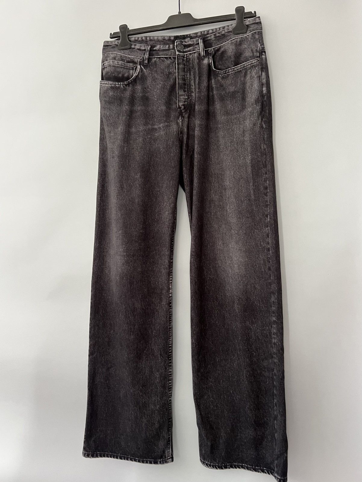 Balenciaga Balenciaga Denim Trompe L’Oleil Print Pant Jeans Size US 34 / EU 50 - 7 Thumbnail