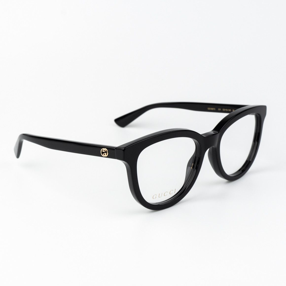 Gucci Gucci Women Eyeglasses Black Oval GG1687O 001 BRAND NEW Size ONE SIZE - 4 Thumbnail