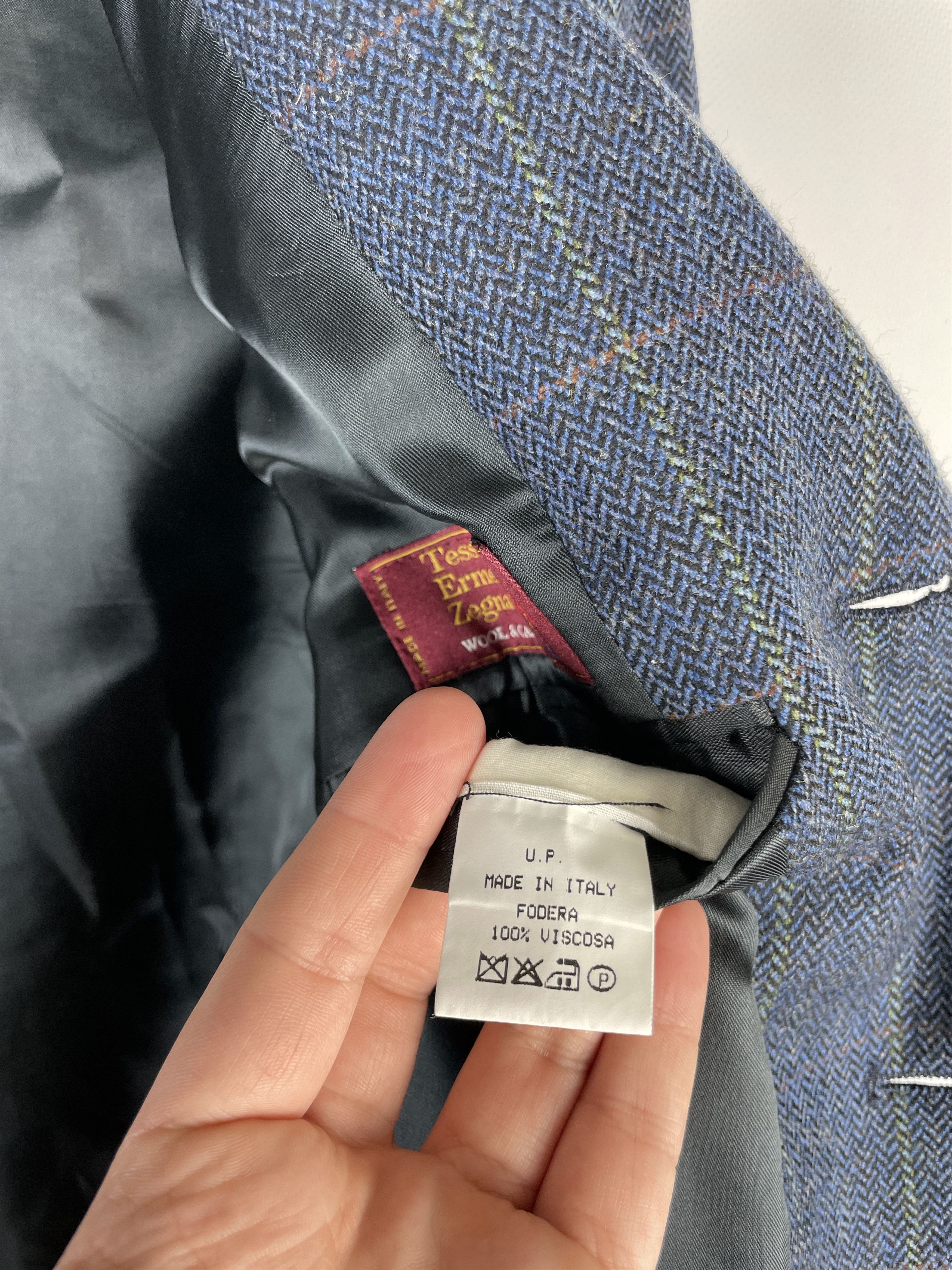 Ermenegildo Zegna Vintage Ermenegildo Zegna blazer jacket Size 50L - 8 Thumbnail