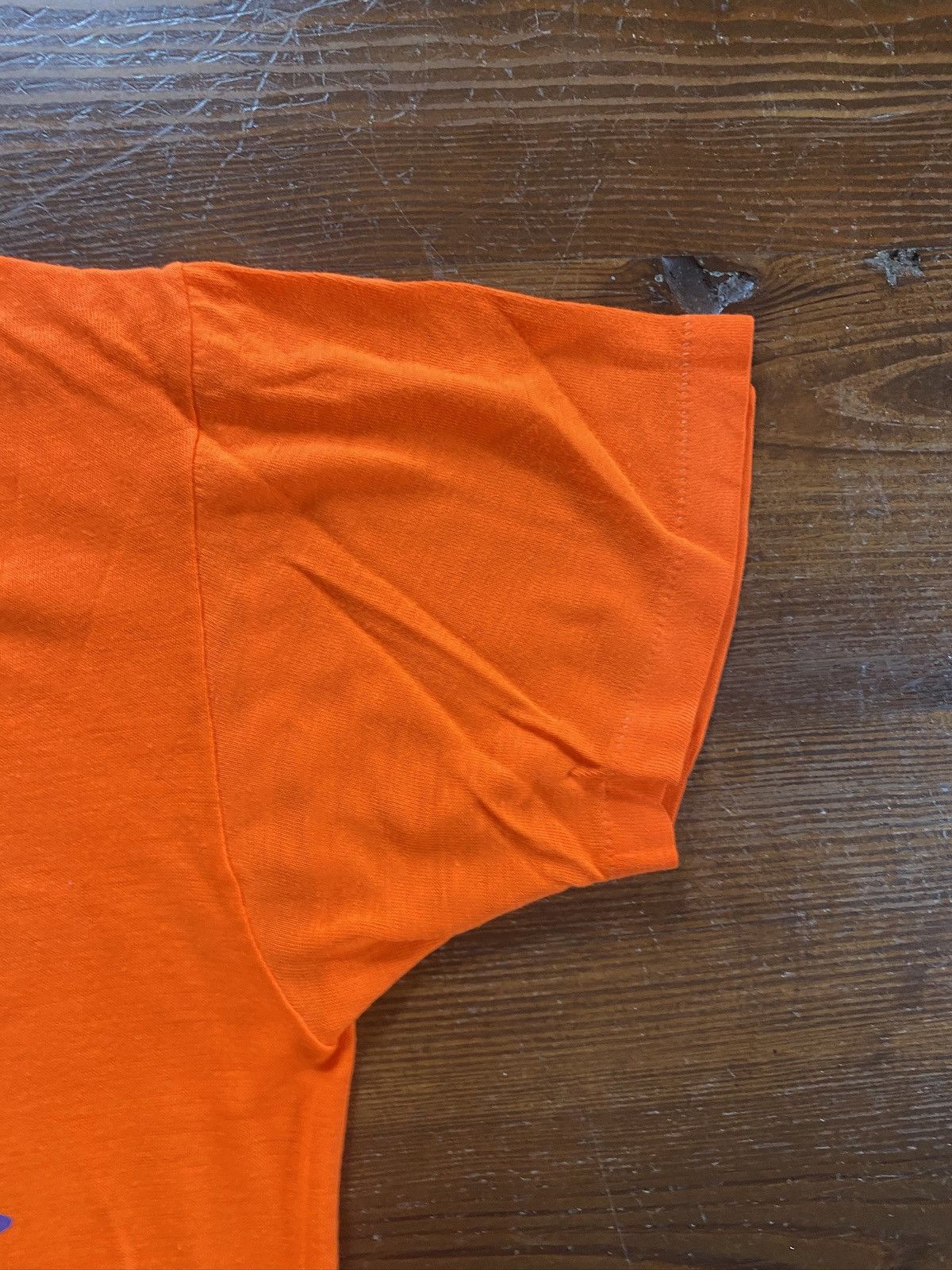 Vintage Vintage 80’s Gear Racewear Moto Orange Single Stitch Tee Size US XXS / EU 40 - 5 Thumbnail