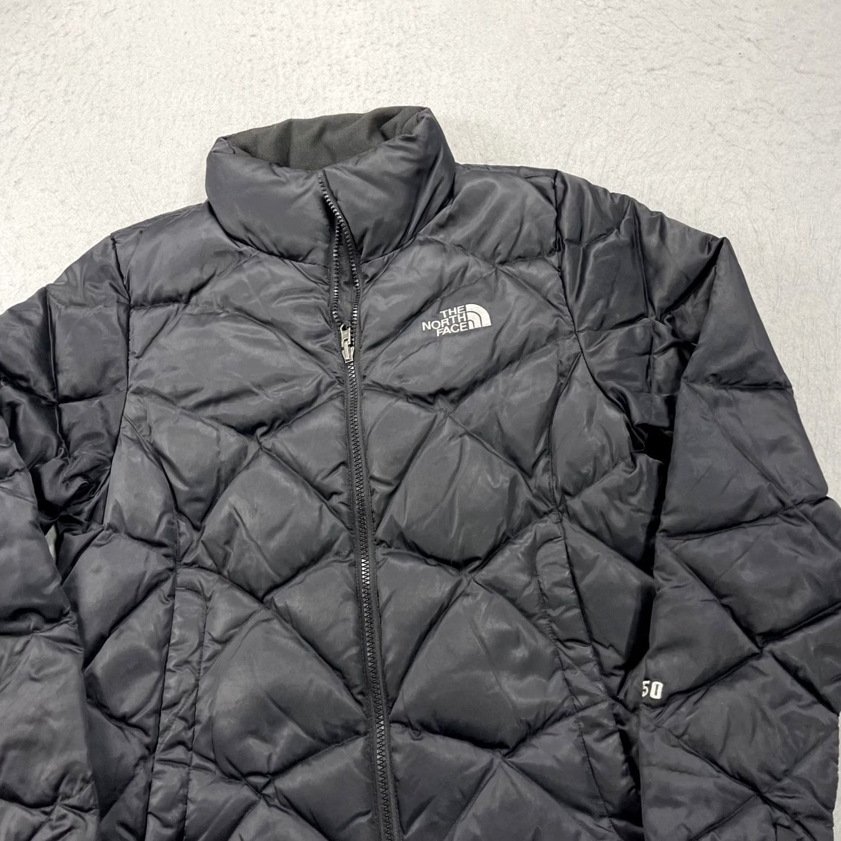 The North Face The North Face Jacket Womens Small Black Puffer Goose Down 550 Fill Aconcagua Zip Size S / US 4 / IT 40 - 3 Thumbnail