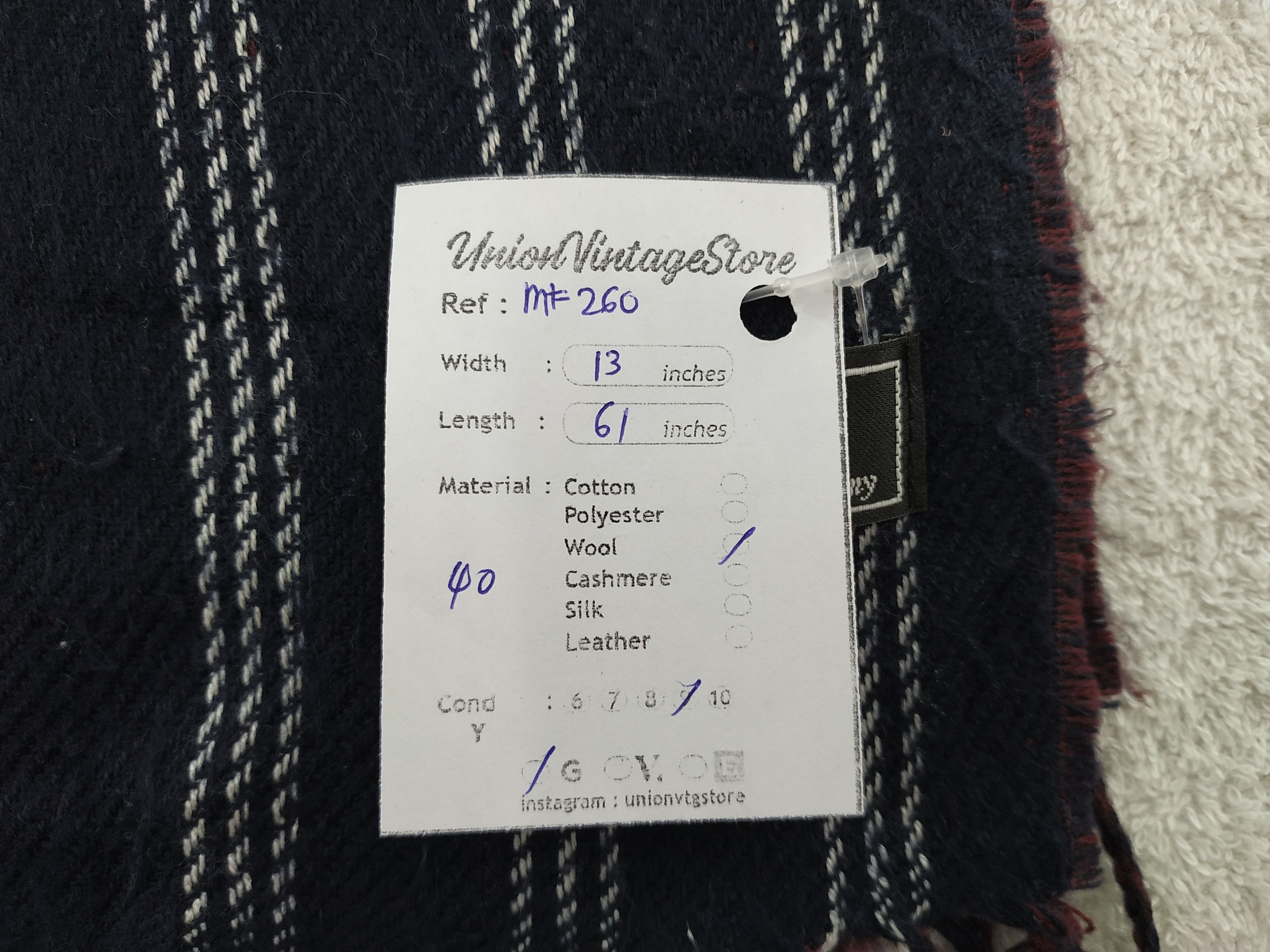 Beams Japan Vintage Beams Scarf/Muffler/Neckwear MF260 Size ONE SIZE - 6 Thumbnail
