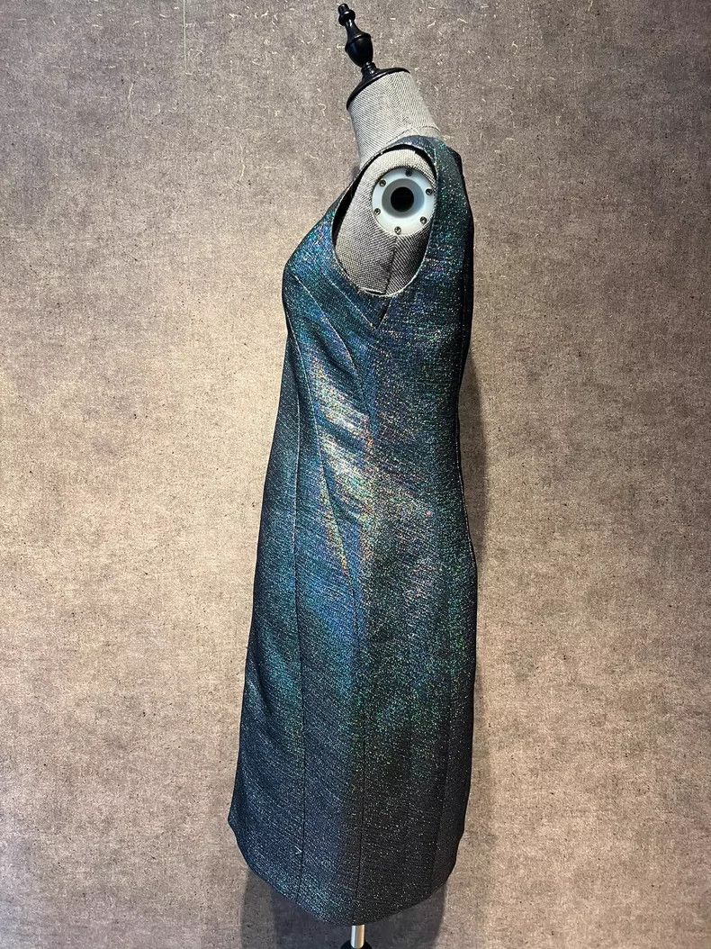 Jil Sander Jil Sander Metallic fabric dress Size XS / US 0-2 / IT 36-38 - 4 Thumbnail
