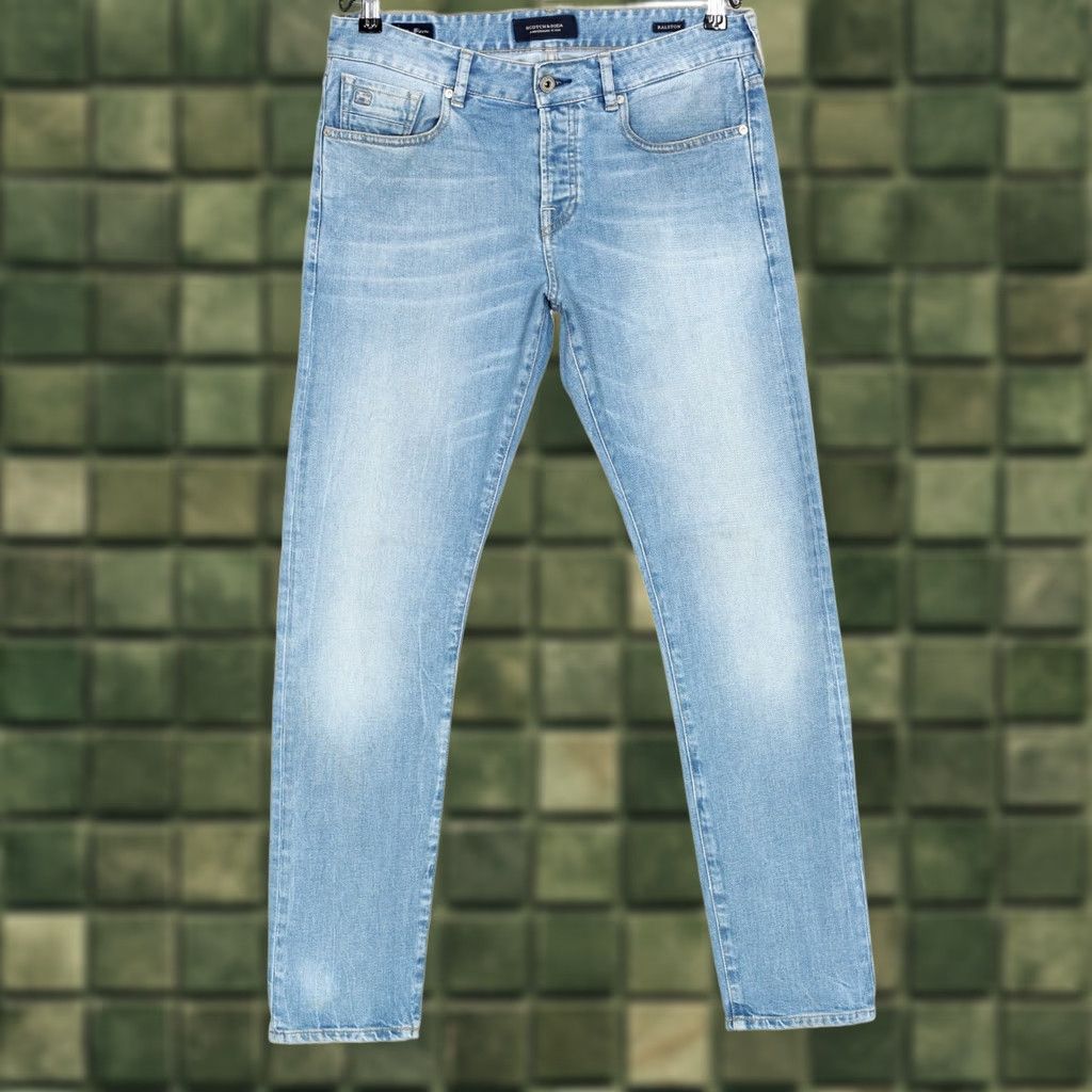 Scotch & Soda SCOTCH & SODA RALSTON Jeans Men Stretch W30 L30 DZ7247 Blue Slim 5-Pocket Denim Size US 30 / EU 46 - 1 Thumbnail